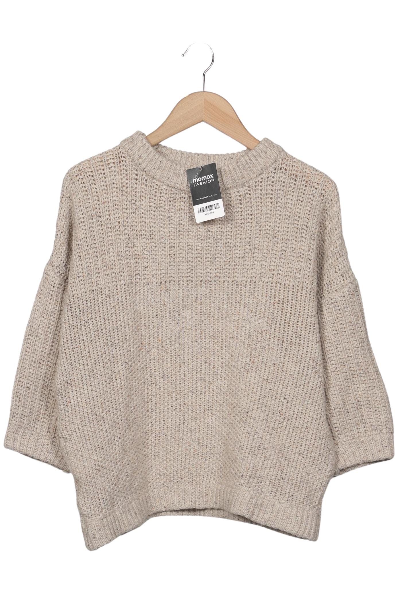 

Mango Damen Pullover, beige, Gr. 36