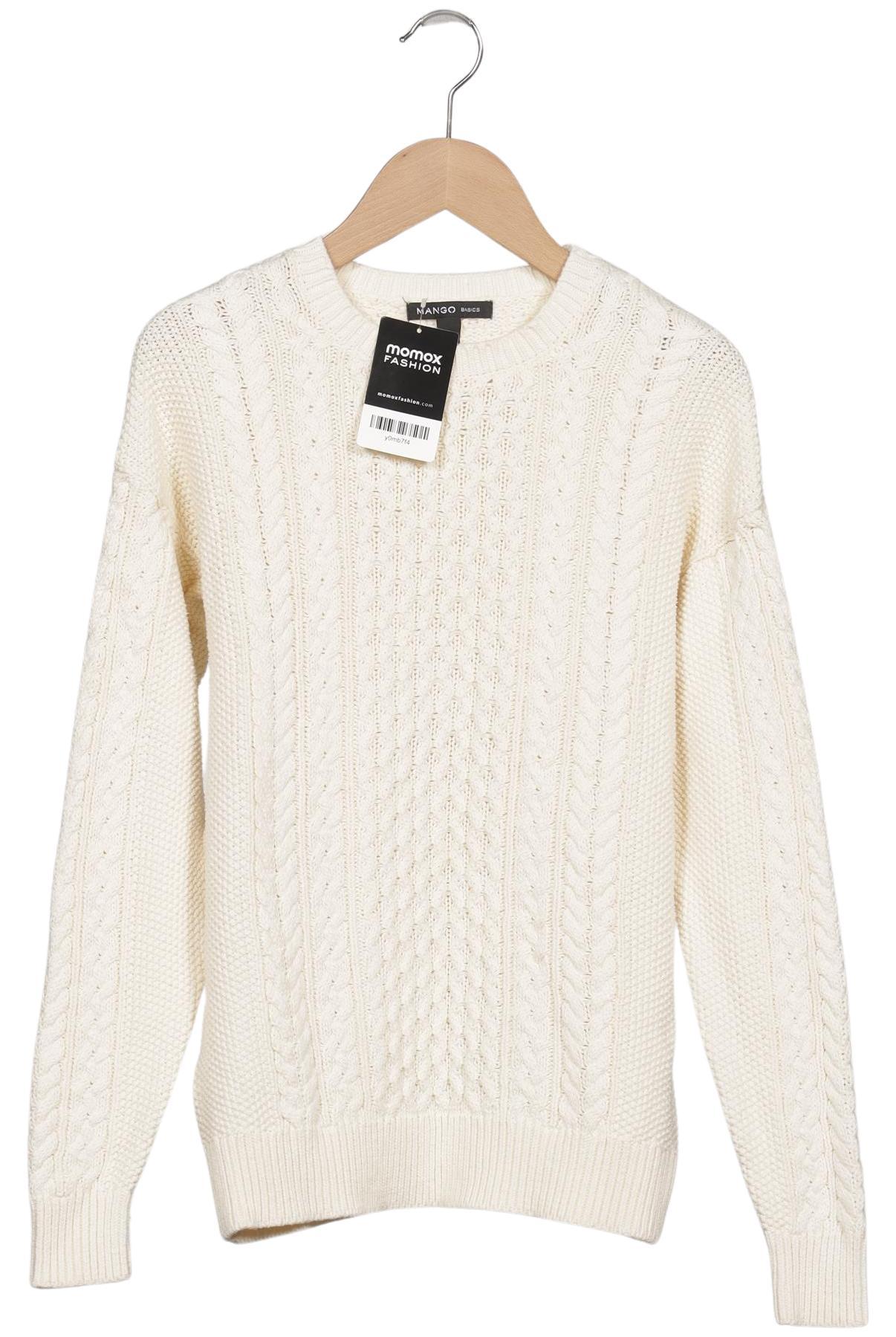 

Mango Damen Pullover, cremeweiß, Gr. 36