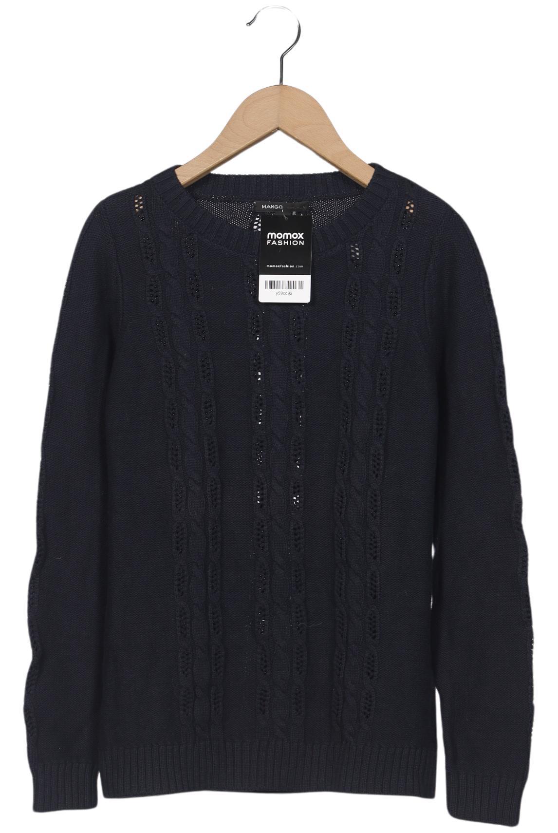 

Mango Damen Pullover, marineblau, Gr. 38