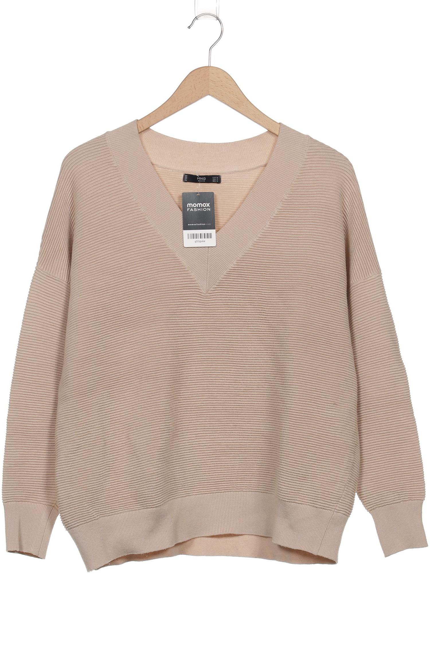 

Mango Damen Pullover, beige, Gr. 38