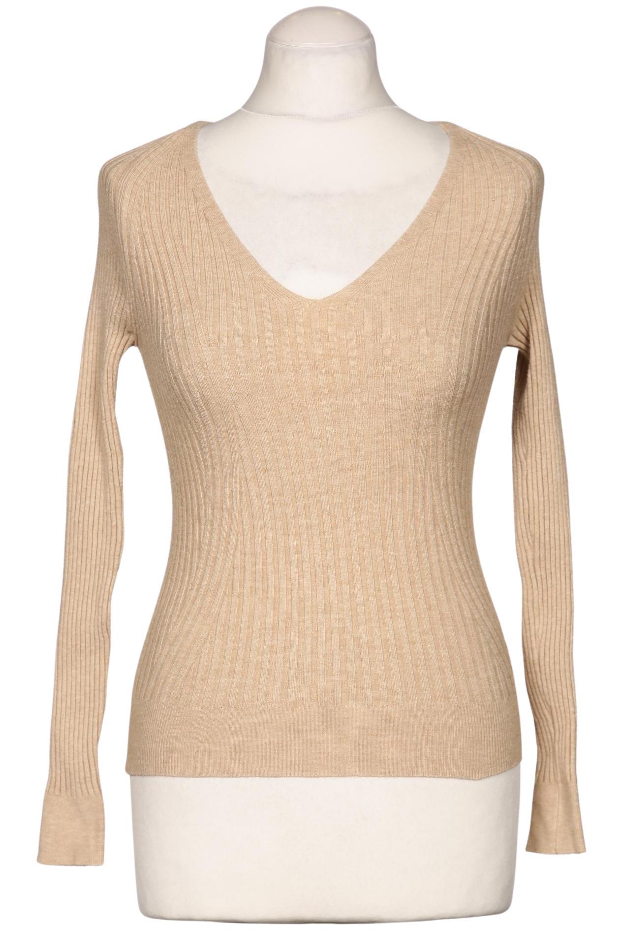 

Mango Damen Pullover, beige, Gr. 36