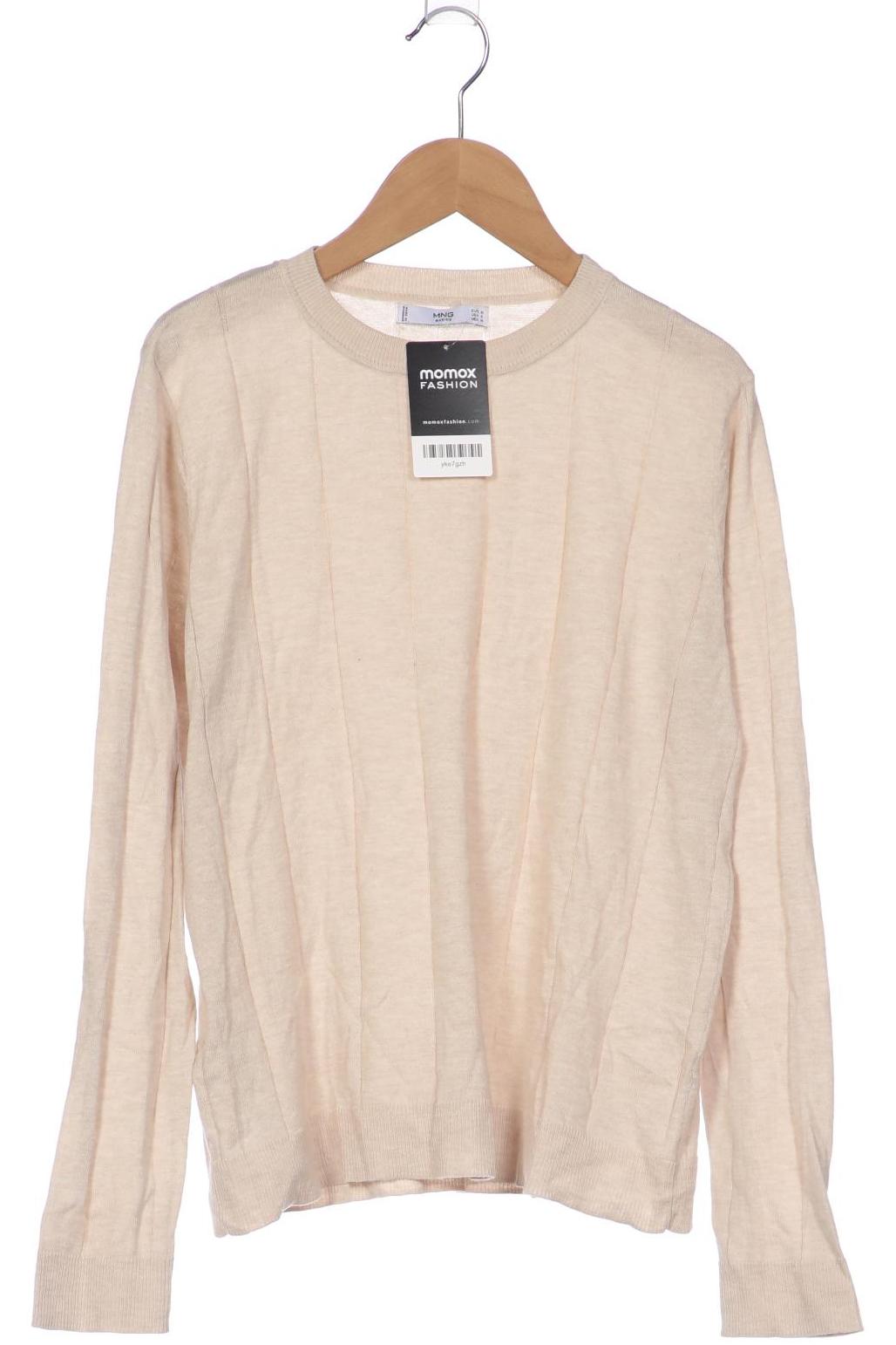 

Mango Damen Pullover, beige, Gr. 38