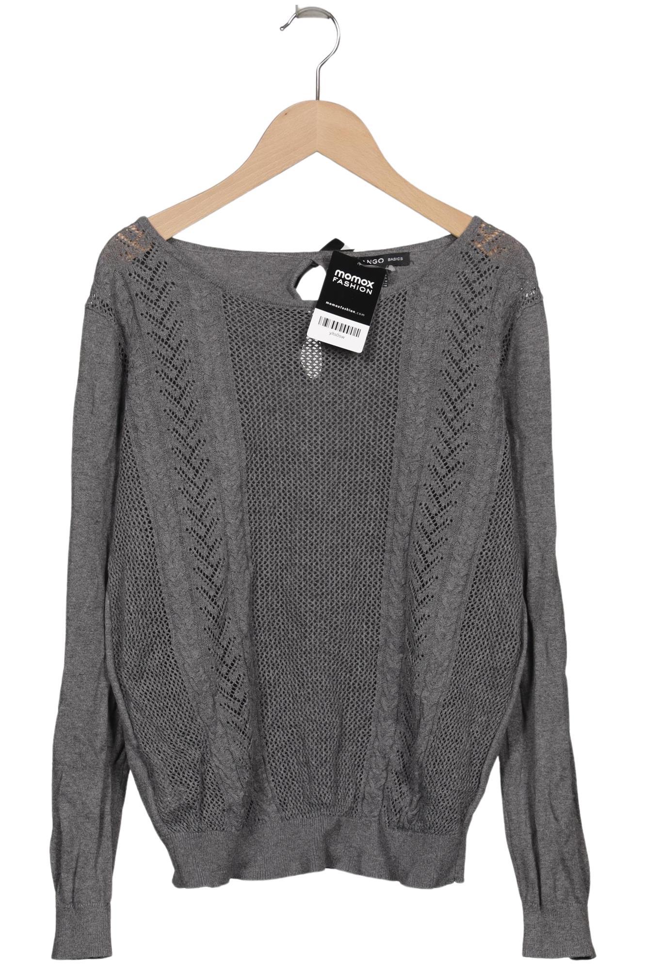 

Mango Damen Pullover, grau, Gr. 38
