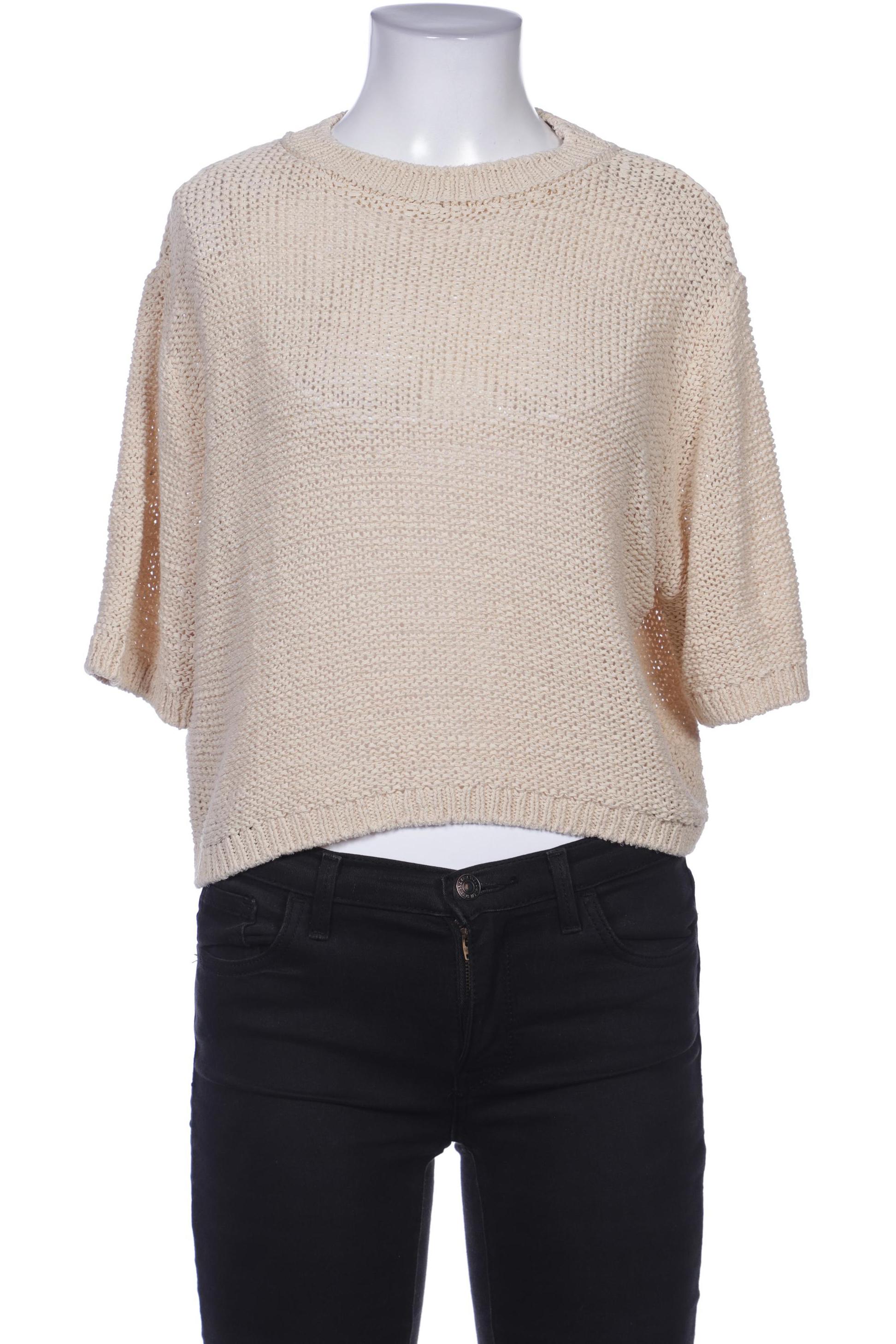 

Mango Damen Pullover, beige, Gr. 36