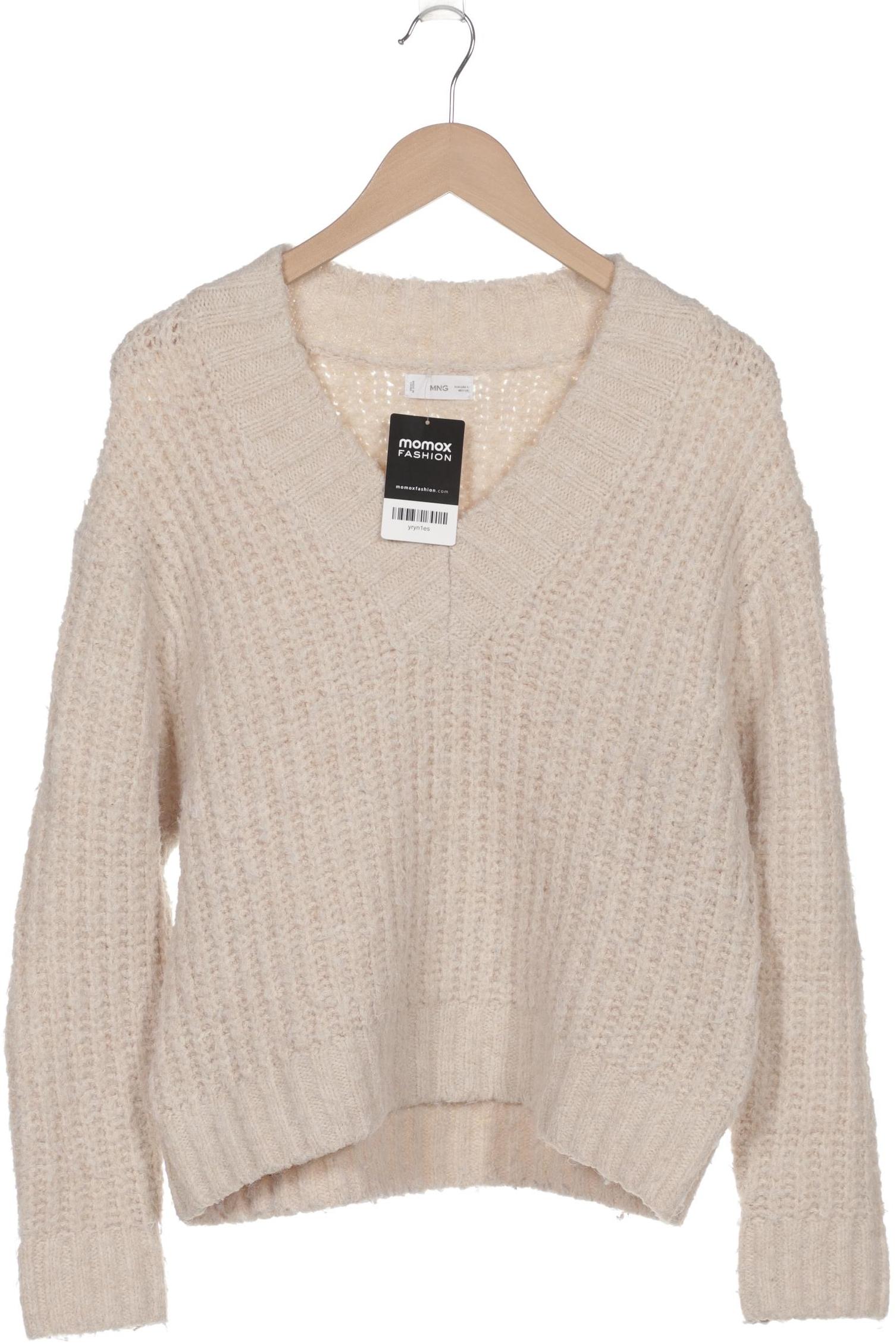 

Mango Damen Pullover, beige, Gr. 36