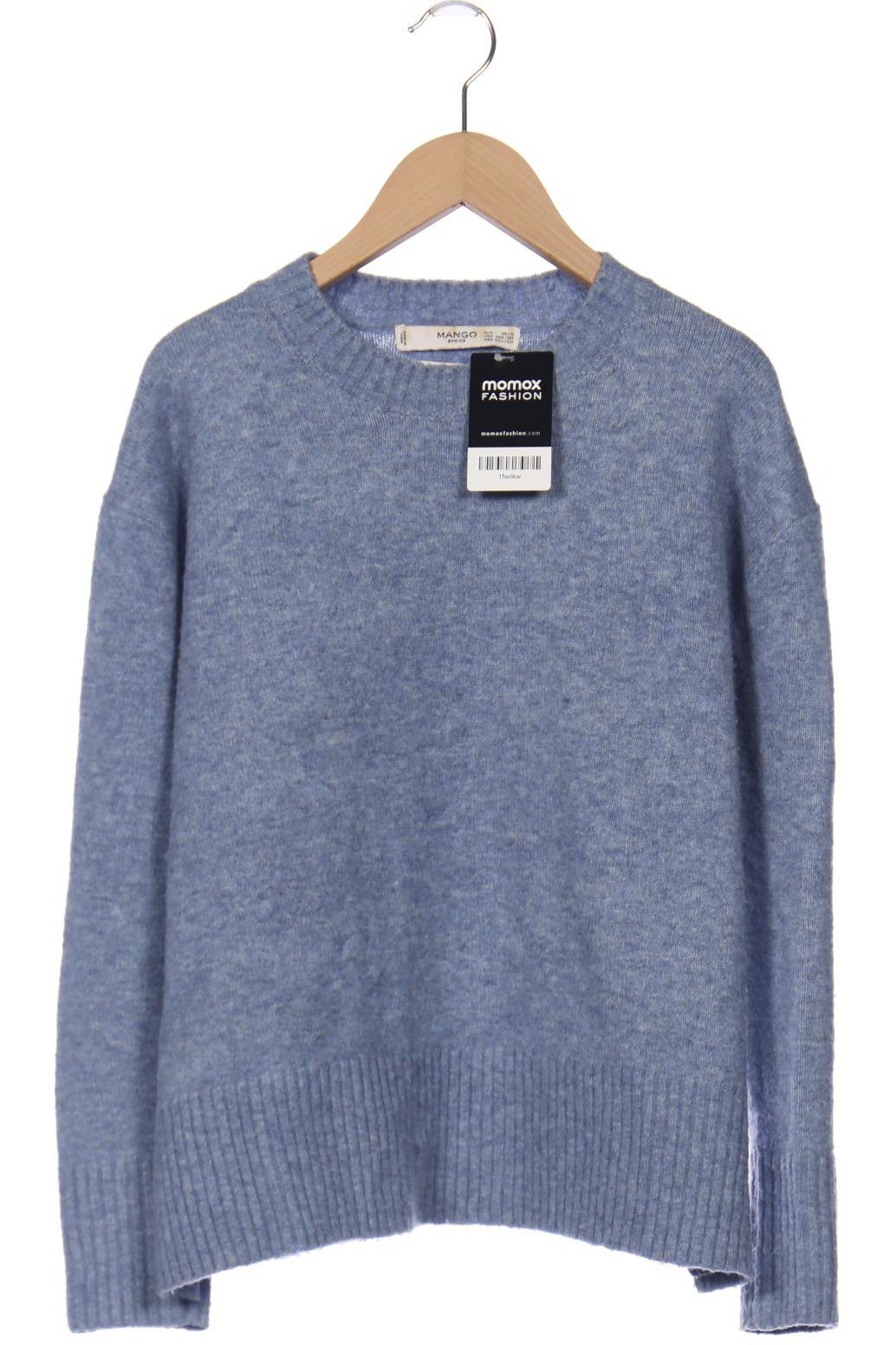 

Mango Damen Pullover, blau, Gr. 34