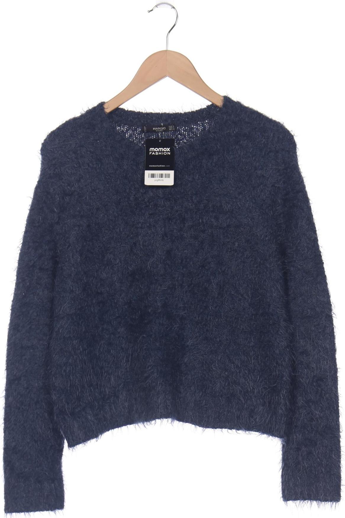 

Mango Damen Pullover, blau, Gr. 38