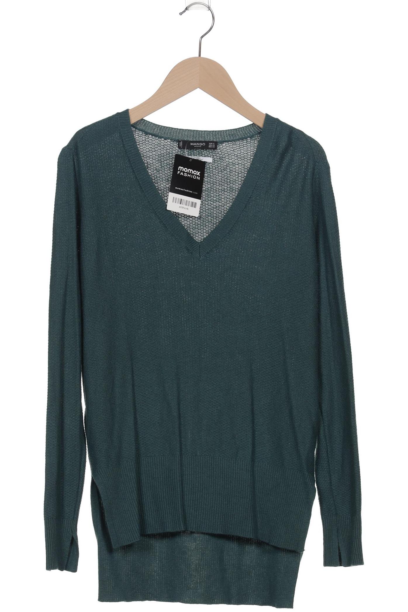 

Mango Damen Pullover, türkis, Gr. 36