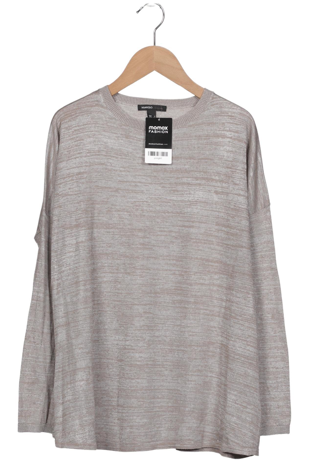 

Mango Damen Pullover, grau, Gr. 36