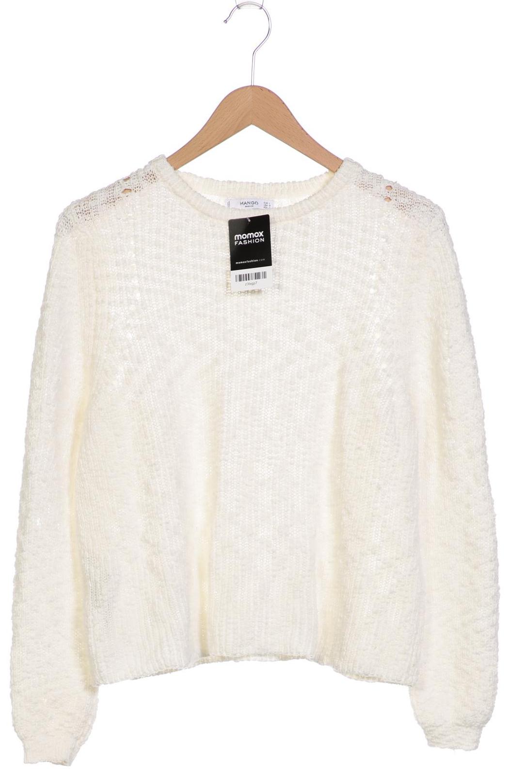 

MANGO Damen Pullover, cremeweiß