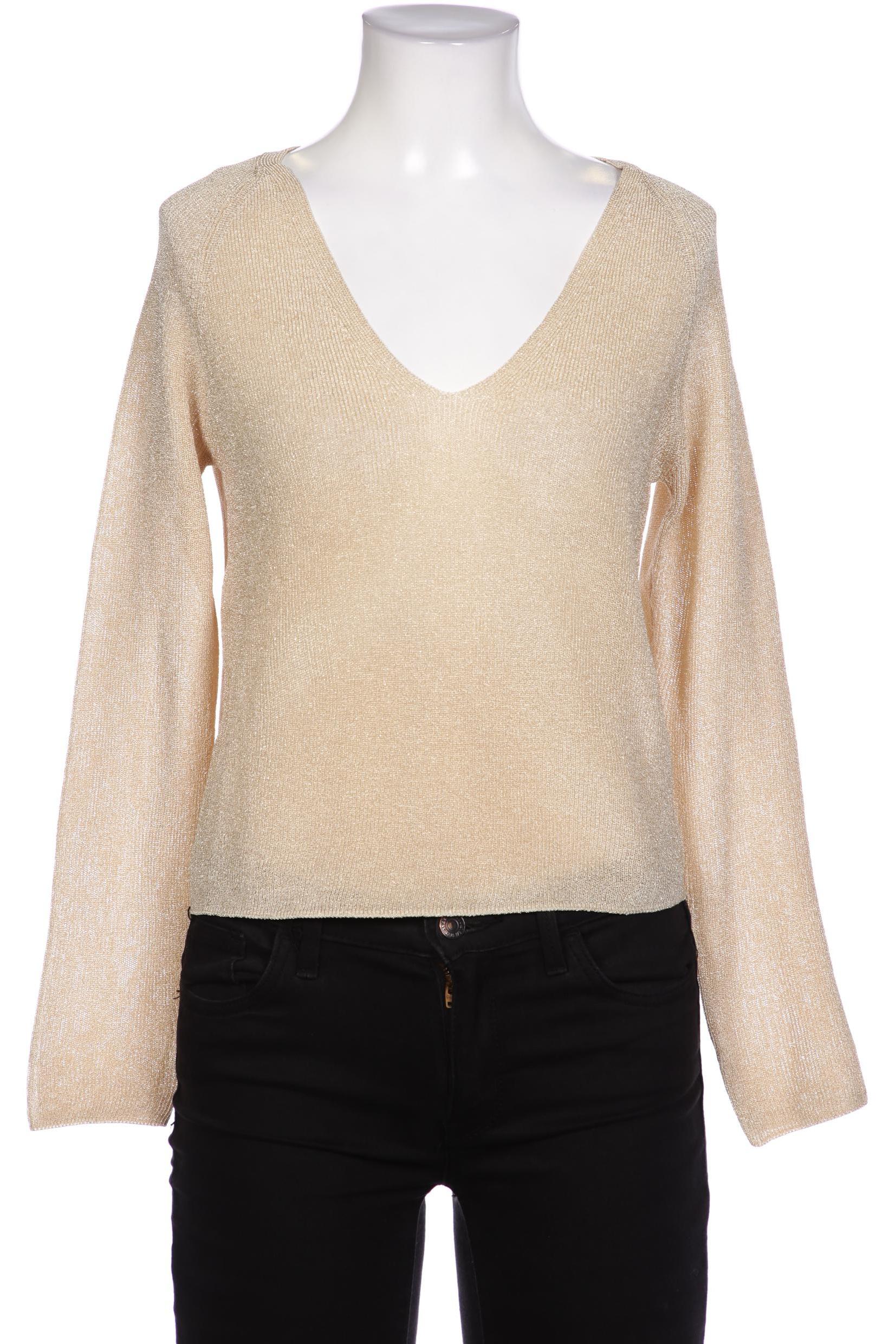 

Mango Damen Pullover, beige, Gr. 34