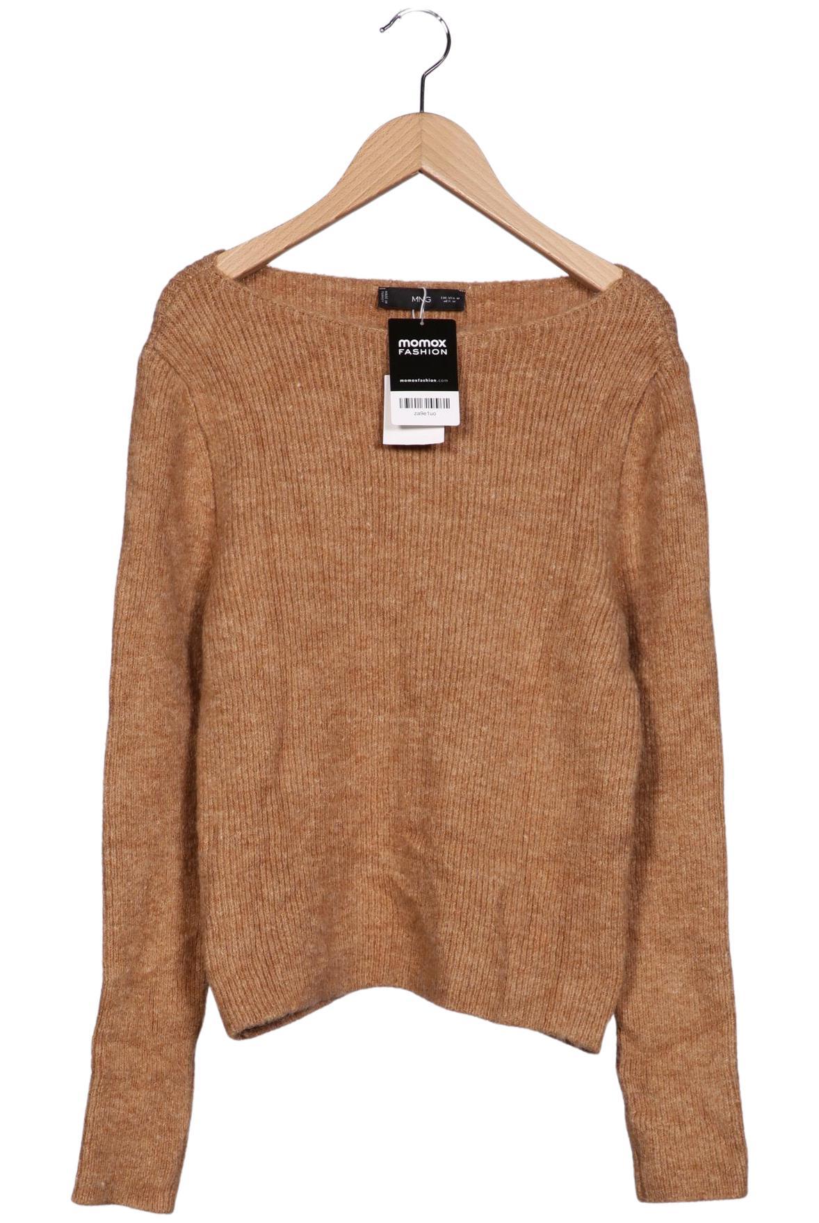 

Mango Damen Pullover, beige, Gr. 38