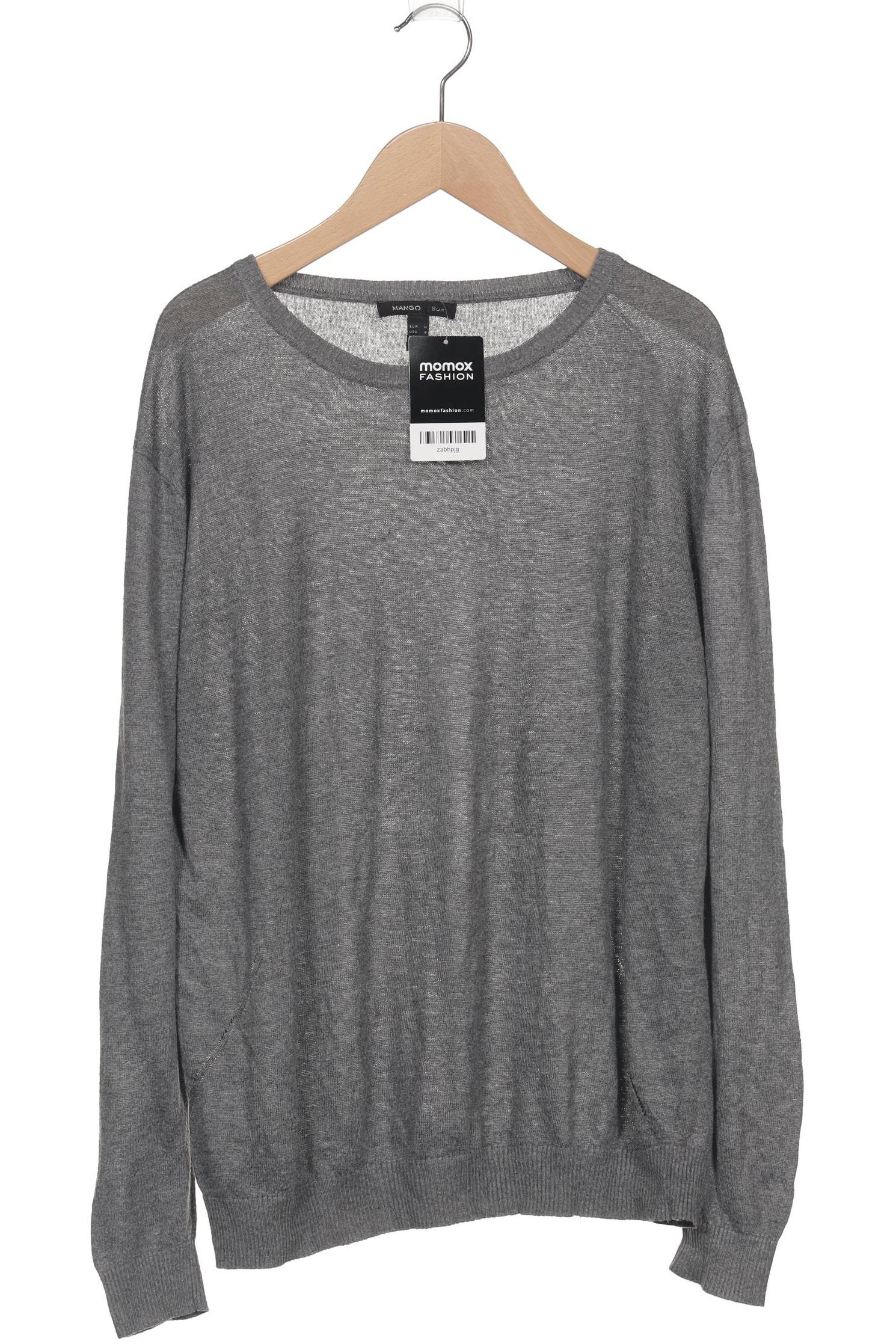 

Mango Damen Pullover, grau, Gr. 38