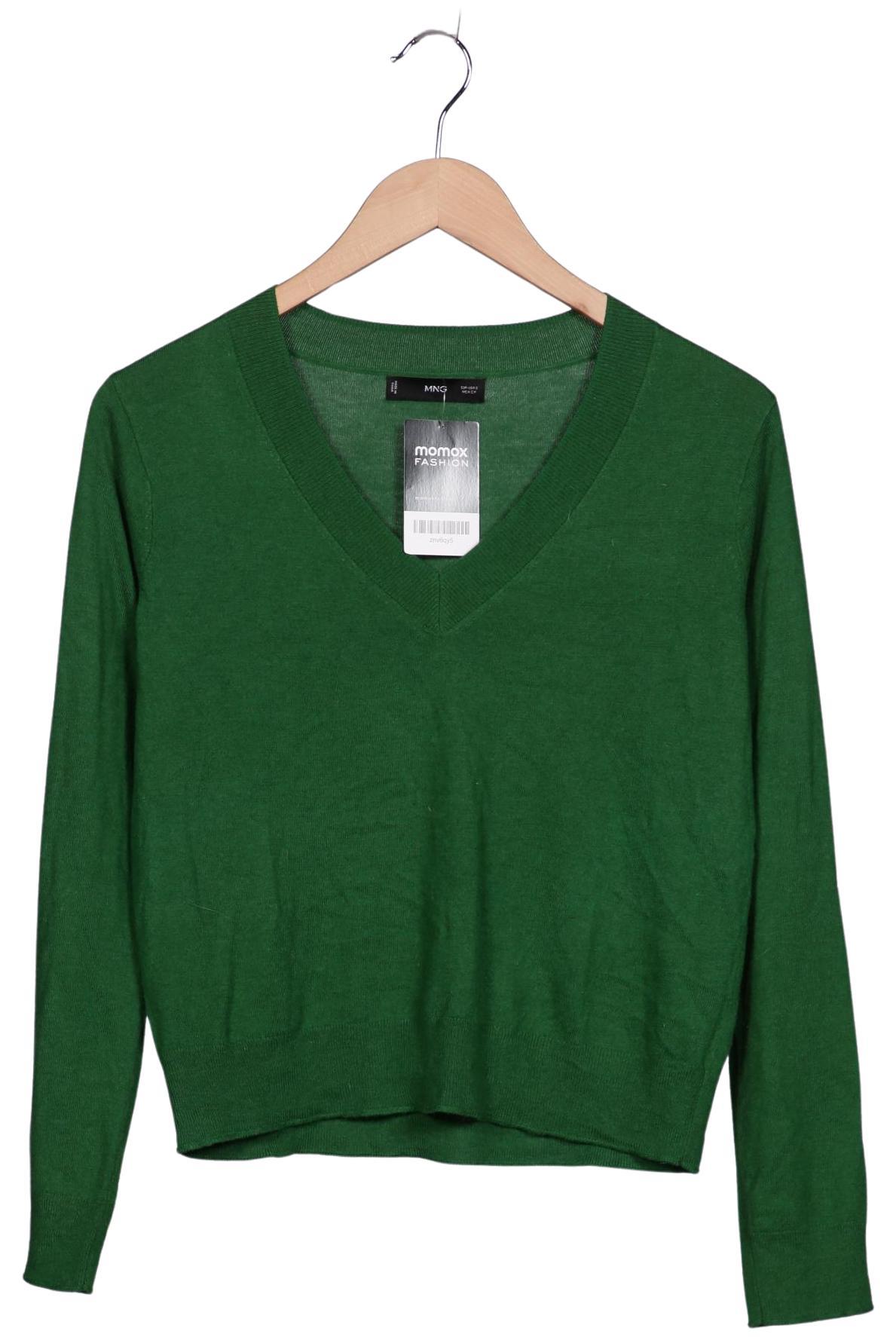

Mango Damen Pullover, grün, Gr. 36