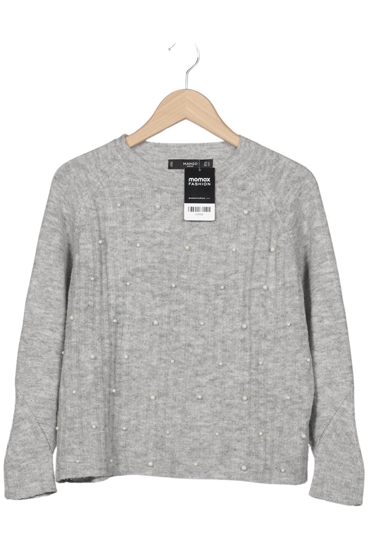 

Mango Damen Pullover, grau, Gr. 36
