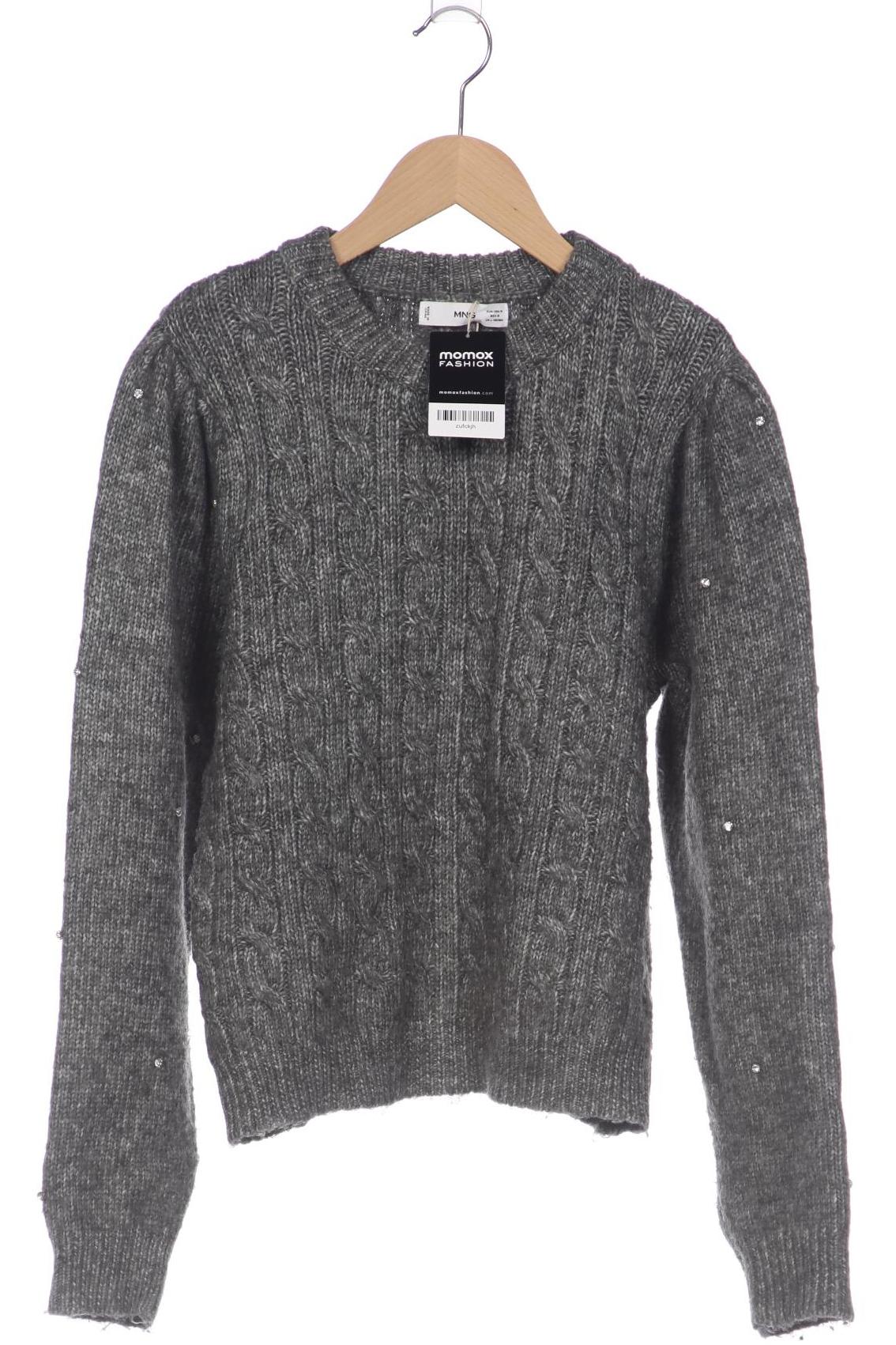 

Mango Damen Pullover, grau, Gr. 38