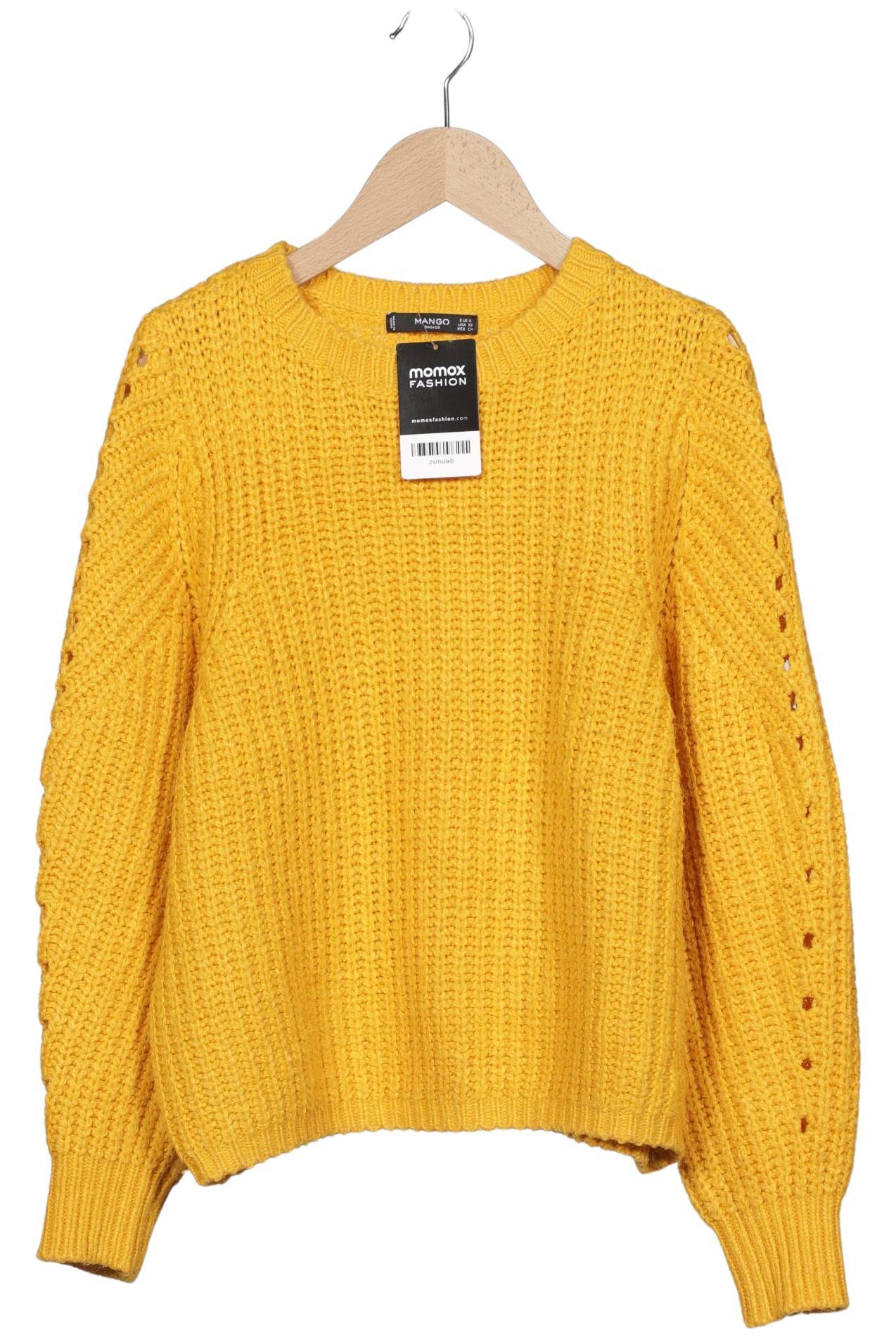 

Mango Damen Pullover, gelb, Gr. 36