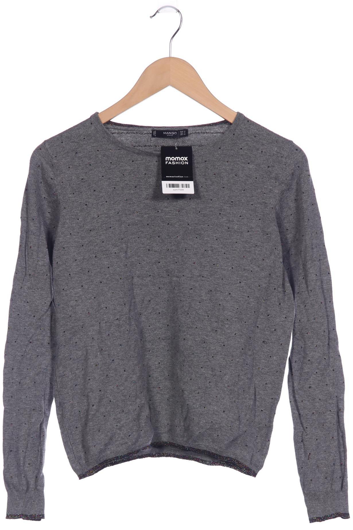 

Mango Damen Pullover, grau, Gr. 38