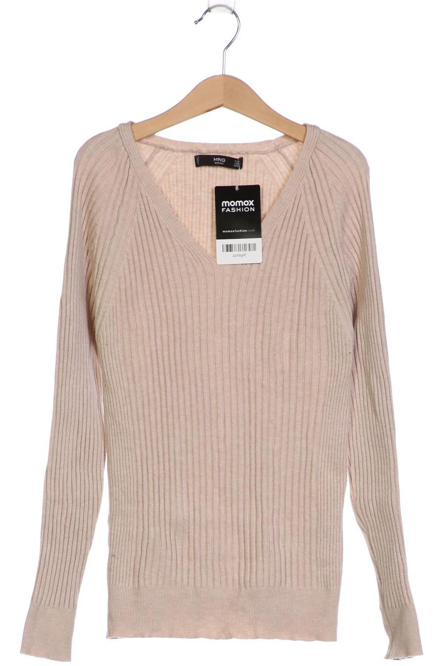 

Mango Damen Pullover, beige, Gr. 42