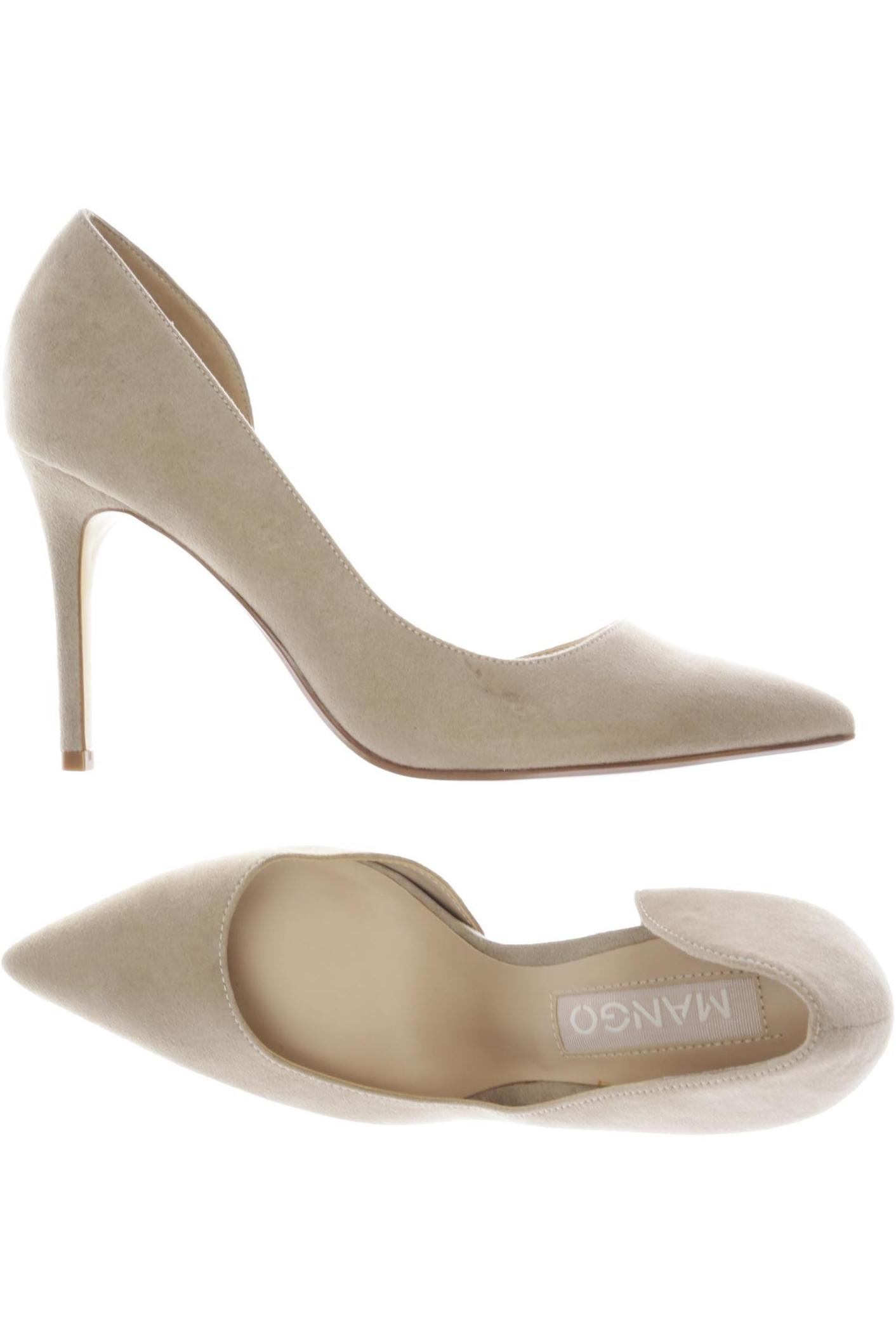 

Mango Damen Pumps, beige, Gr. 38