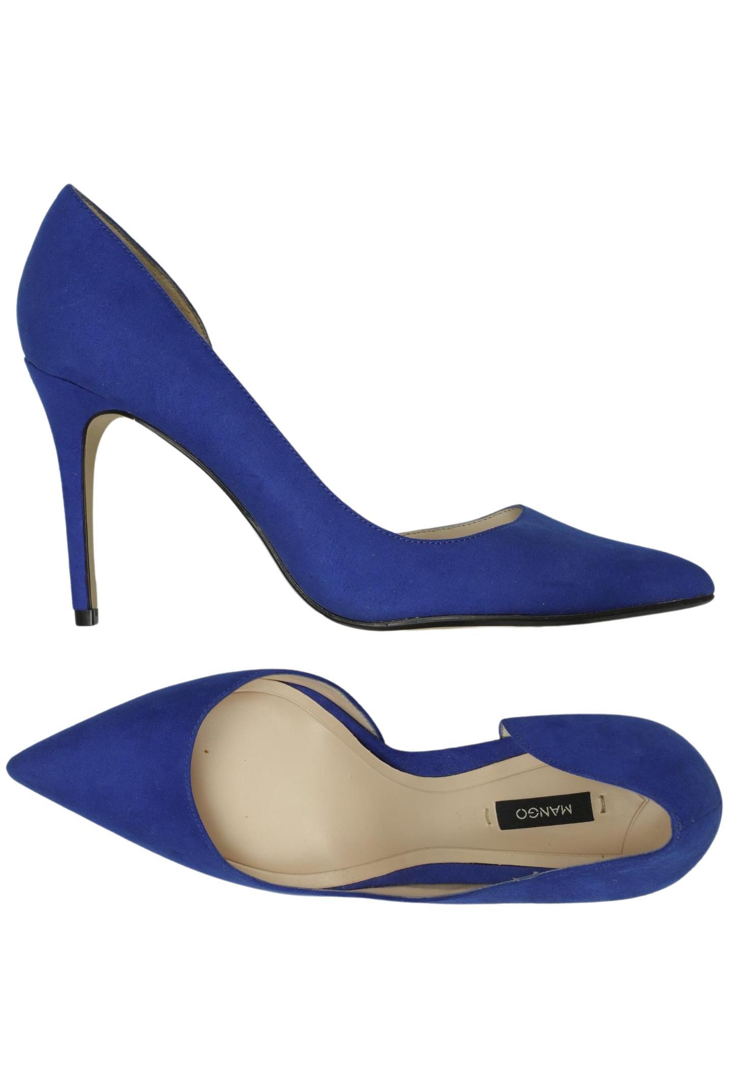 

Mango Damen Pumps, blau, Gr. 38