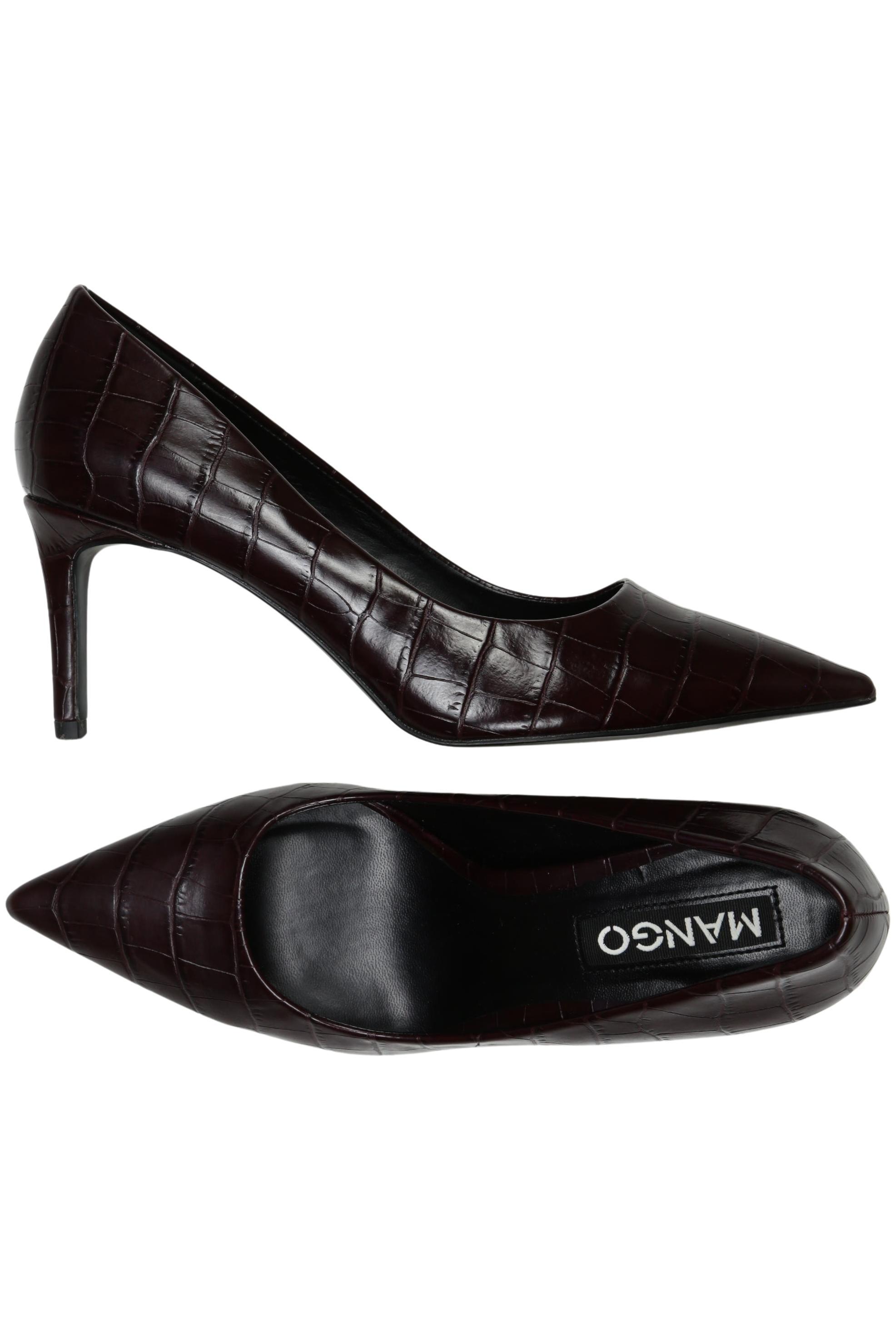 

Mango Damen Pumps, bordeaux, Gr. 39