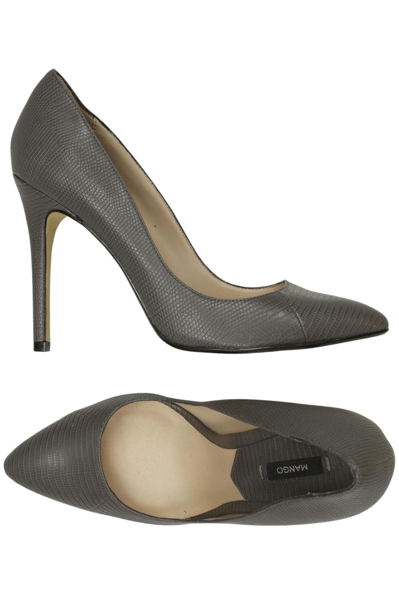 

Mango Damen Pumps, grau, Gr. 38