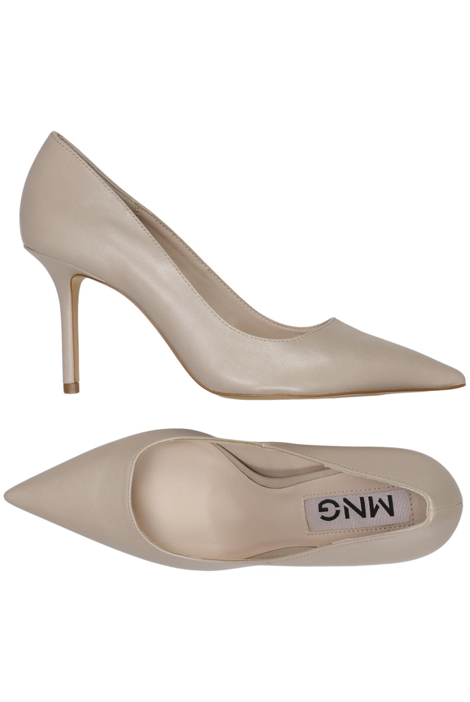 

Mango Damen Pumps, beige, Gr. 39
