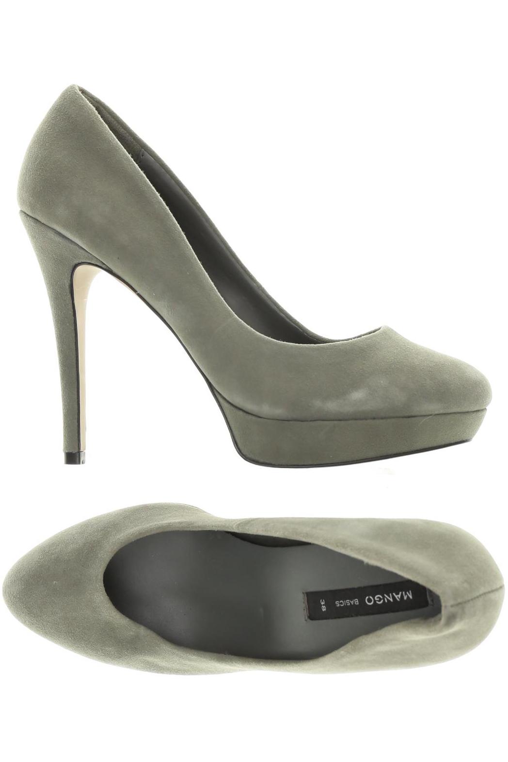 

Mango Damen Pumps, grün, Gr. 38