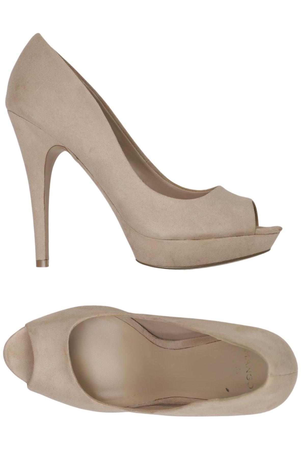 

Mango Damen Pumps, beige, Gr. 39
