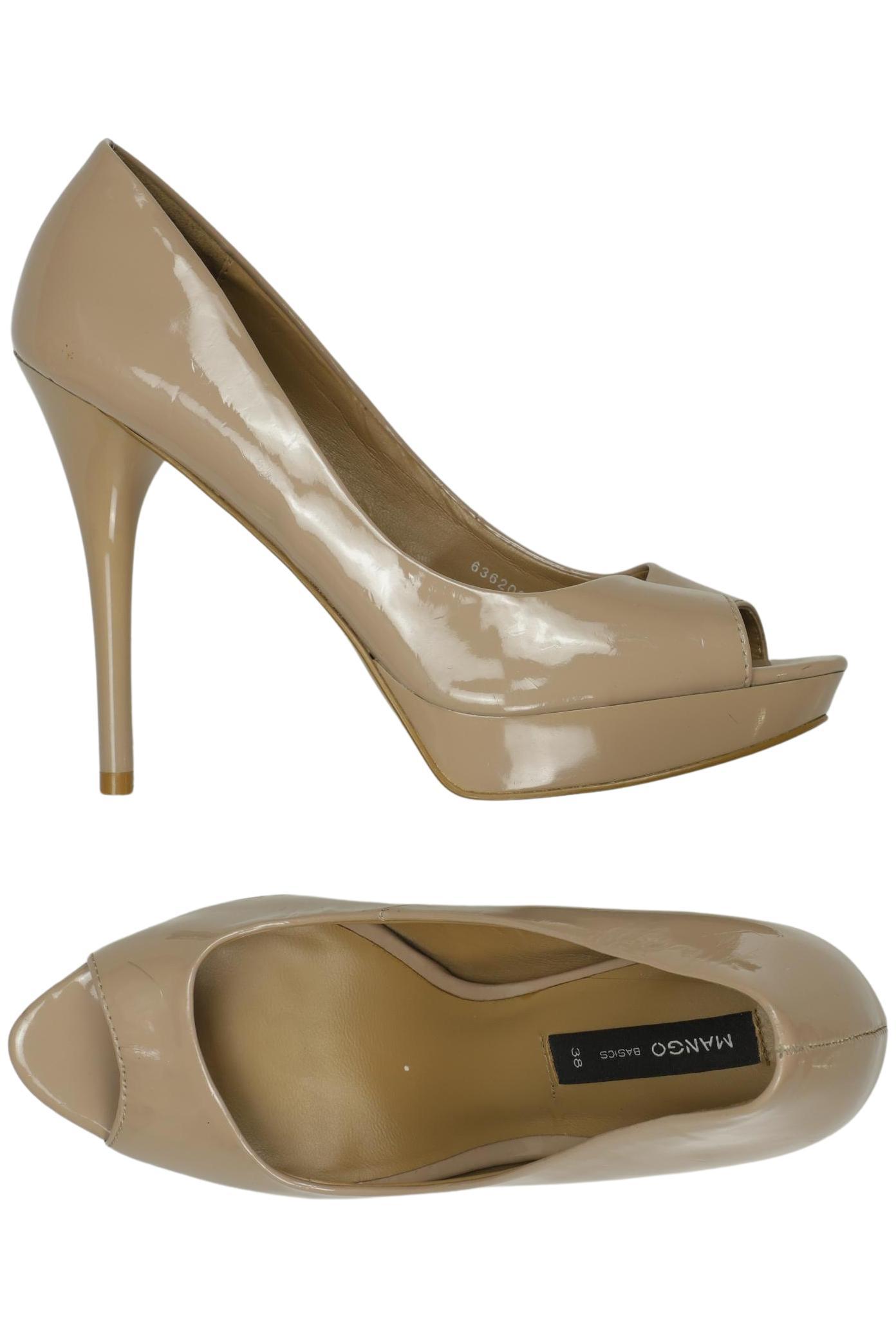 

Mango Damen Pumps, beige, Gr. 38