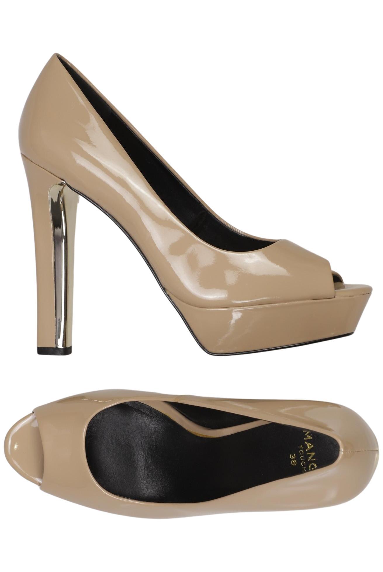 

Mango Damen Pumps, beige, Gr. 38