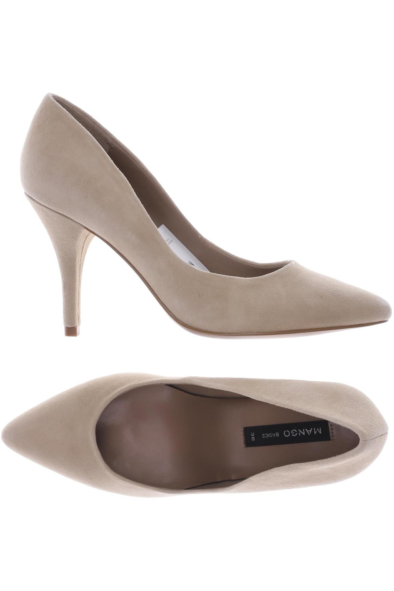 

MANGO Damen Pumps, beige