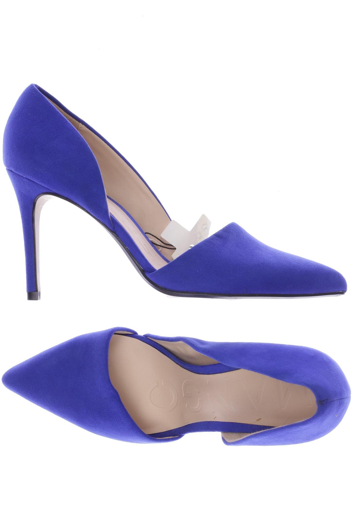 

MANGO Damen Pumps, blau