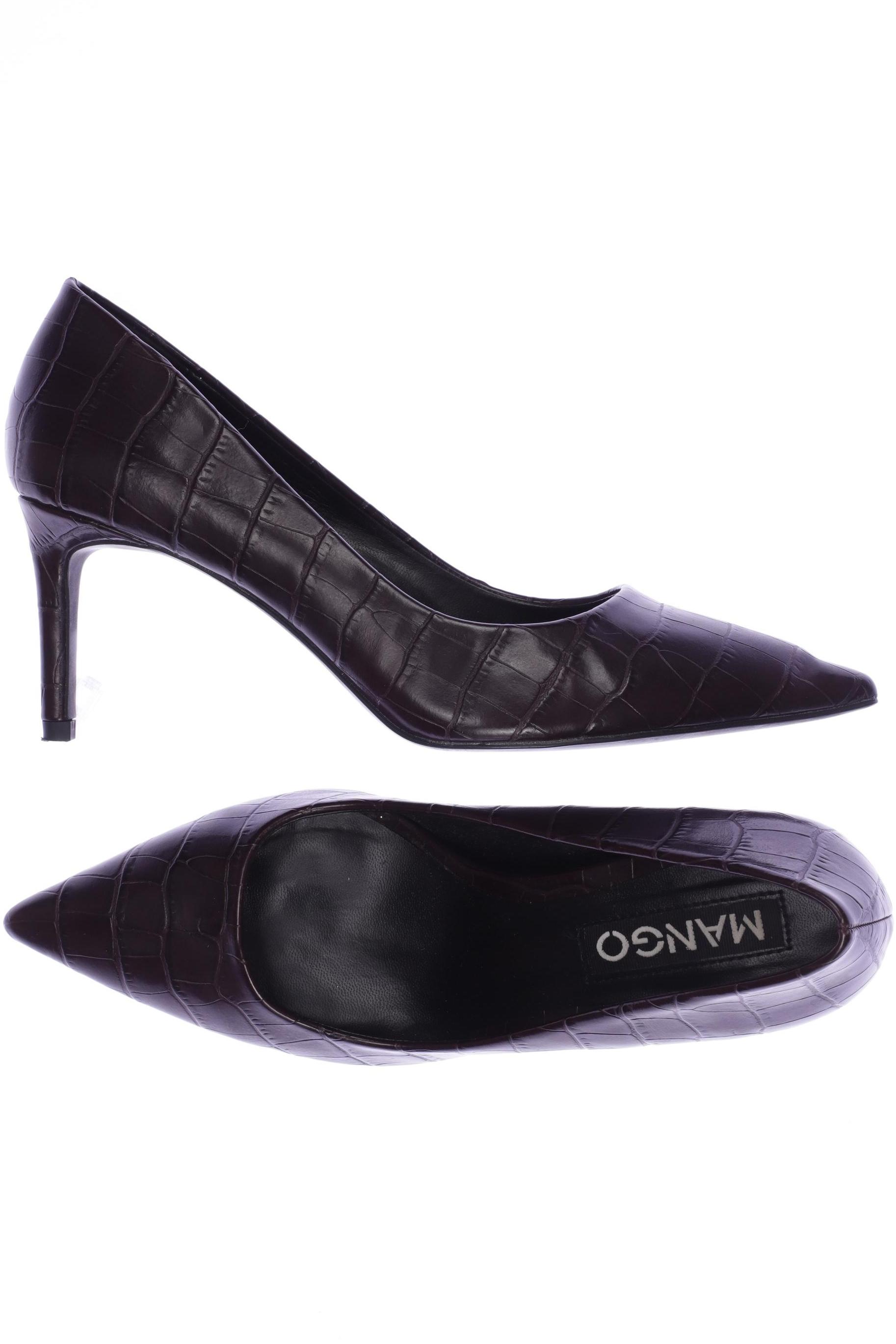 

Mango Damen Pumps, bordeaux, Gr. 38