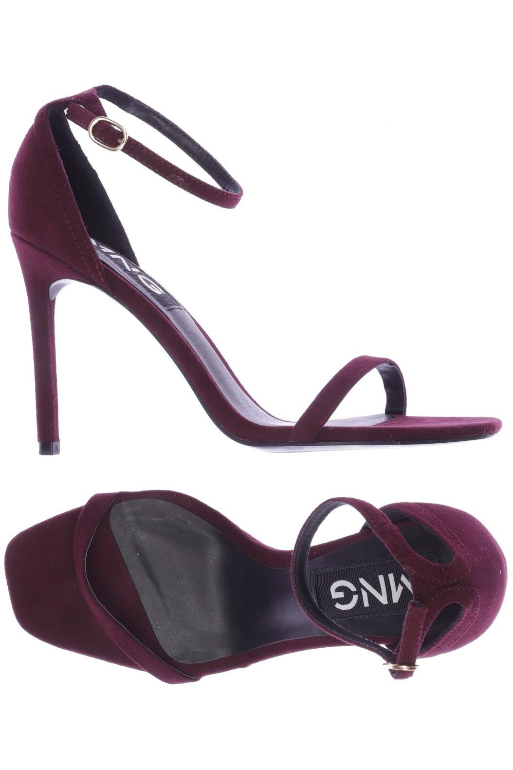 

Mango Damen Pumps, bordeaux, Gr. 36