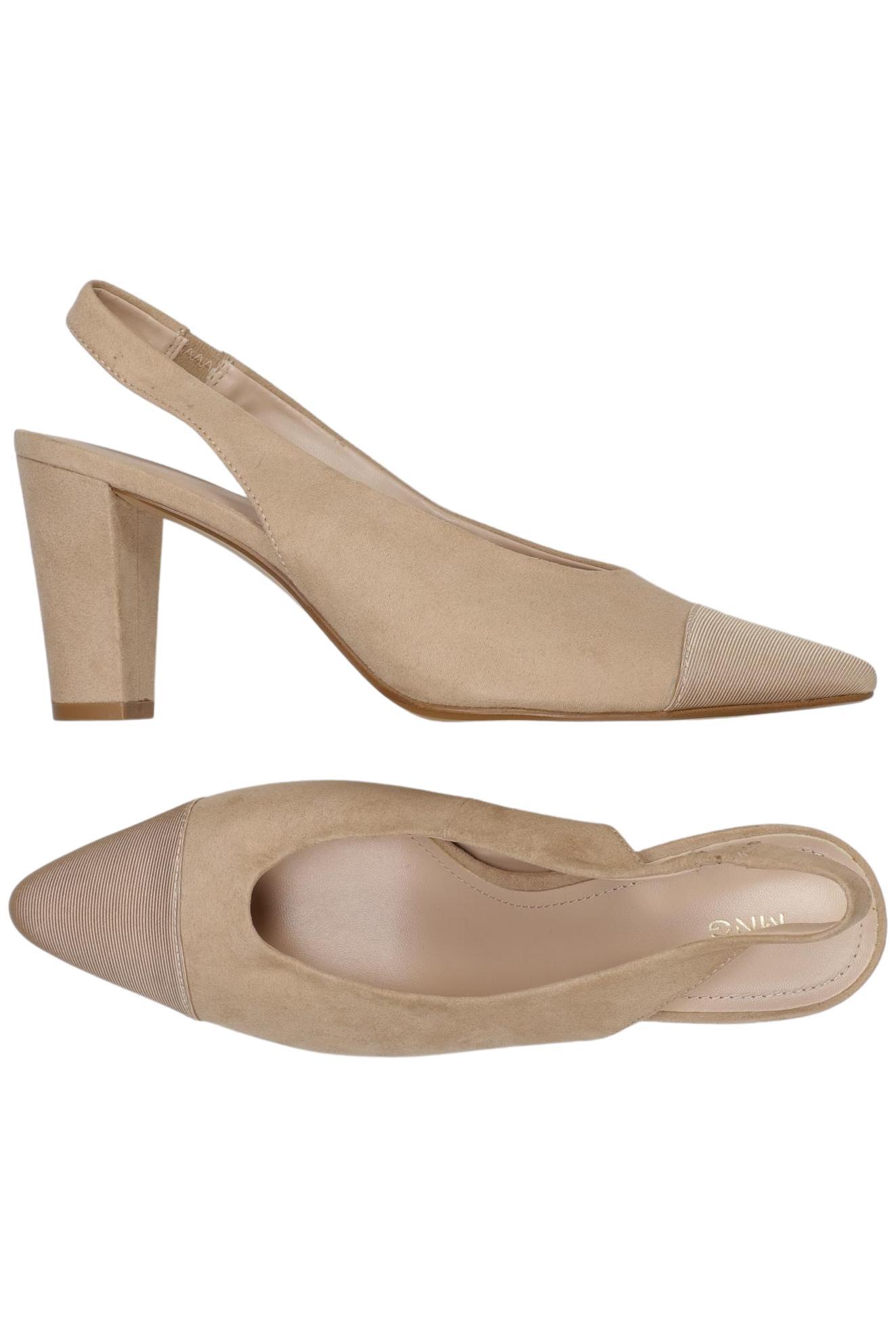 

Mango Damen Pumps, beige, Gr. 38