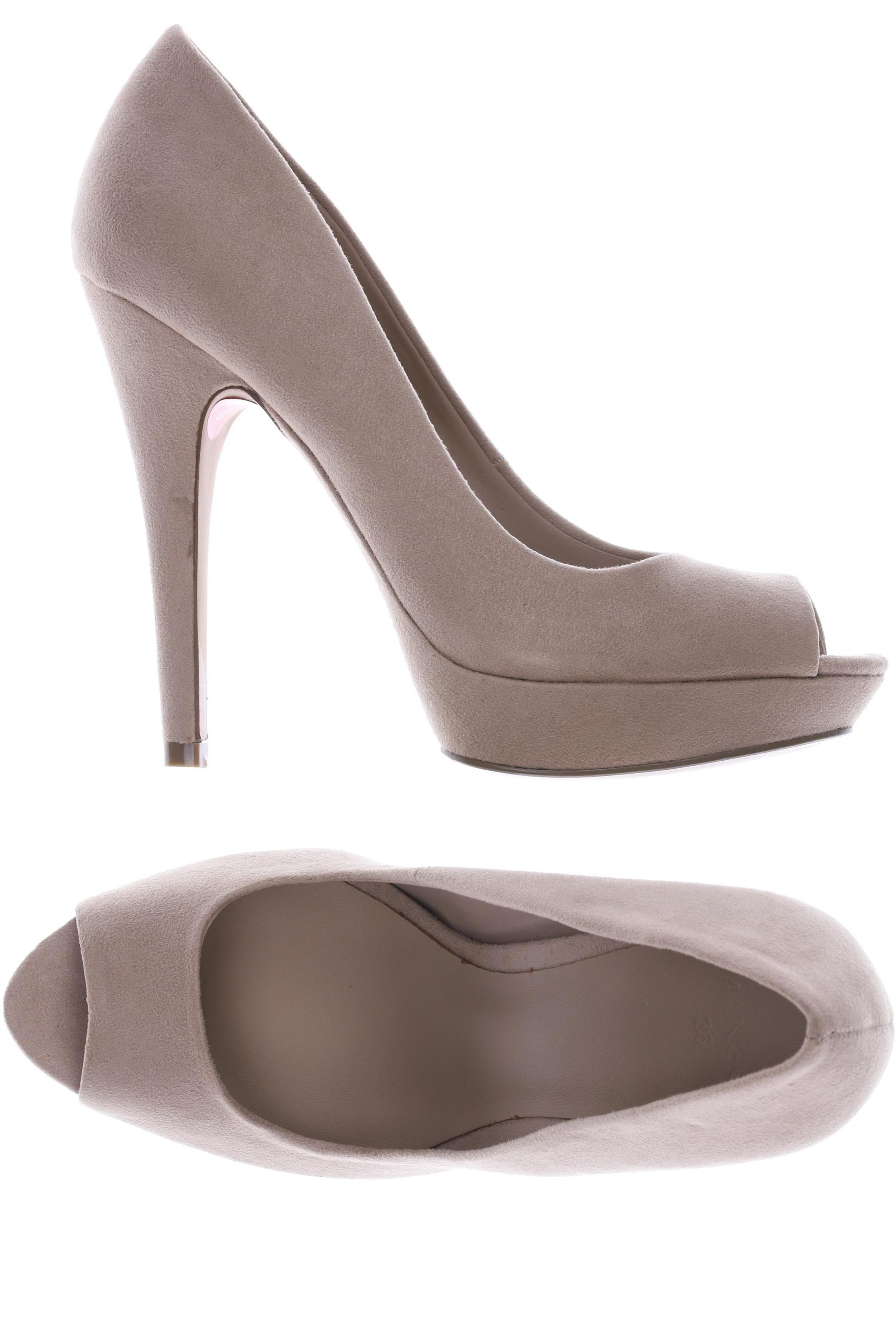 

MANGO Damen Pumps, beige