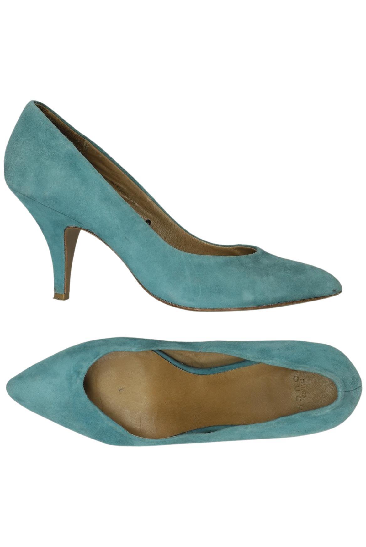 

Mango Damen Pumps, türkis, Gr. 40