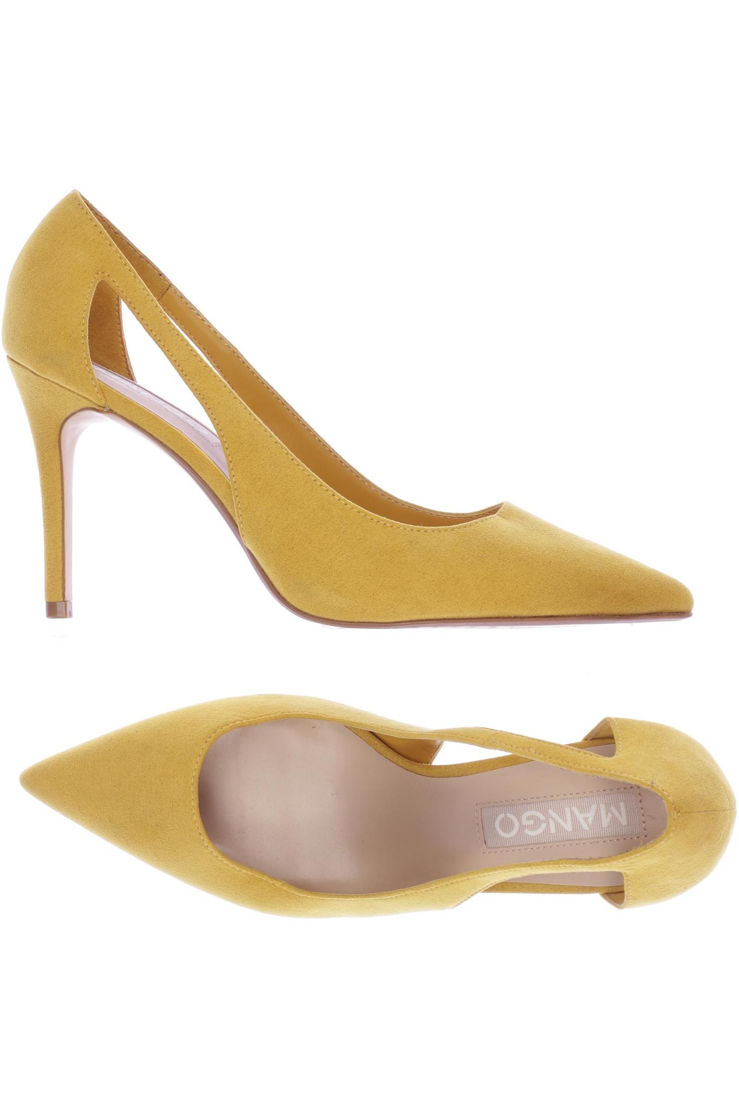 

Mango Damen Pumps, gelb, Gr. 39