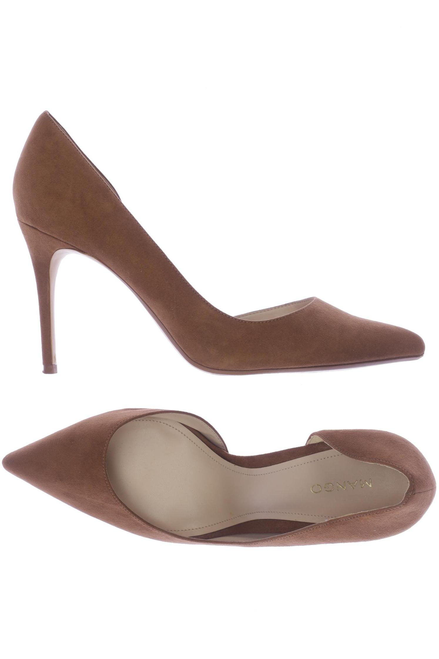 

MANGO Damen Pumps, beige