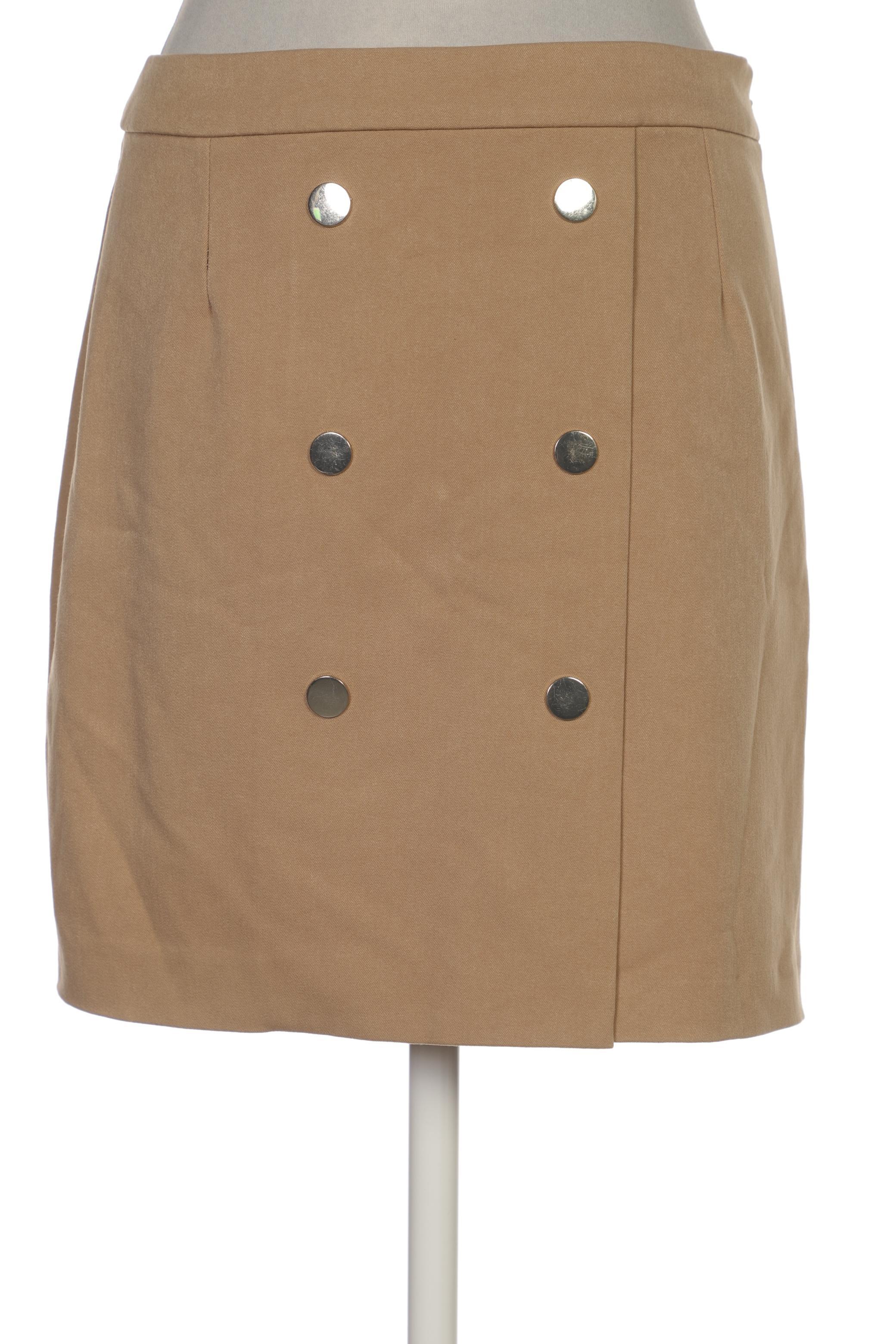 

Mango Damen Rock, beige, Gr. 38