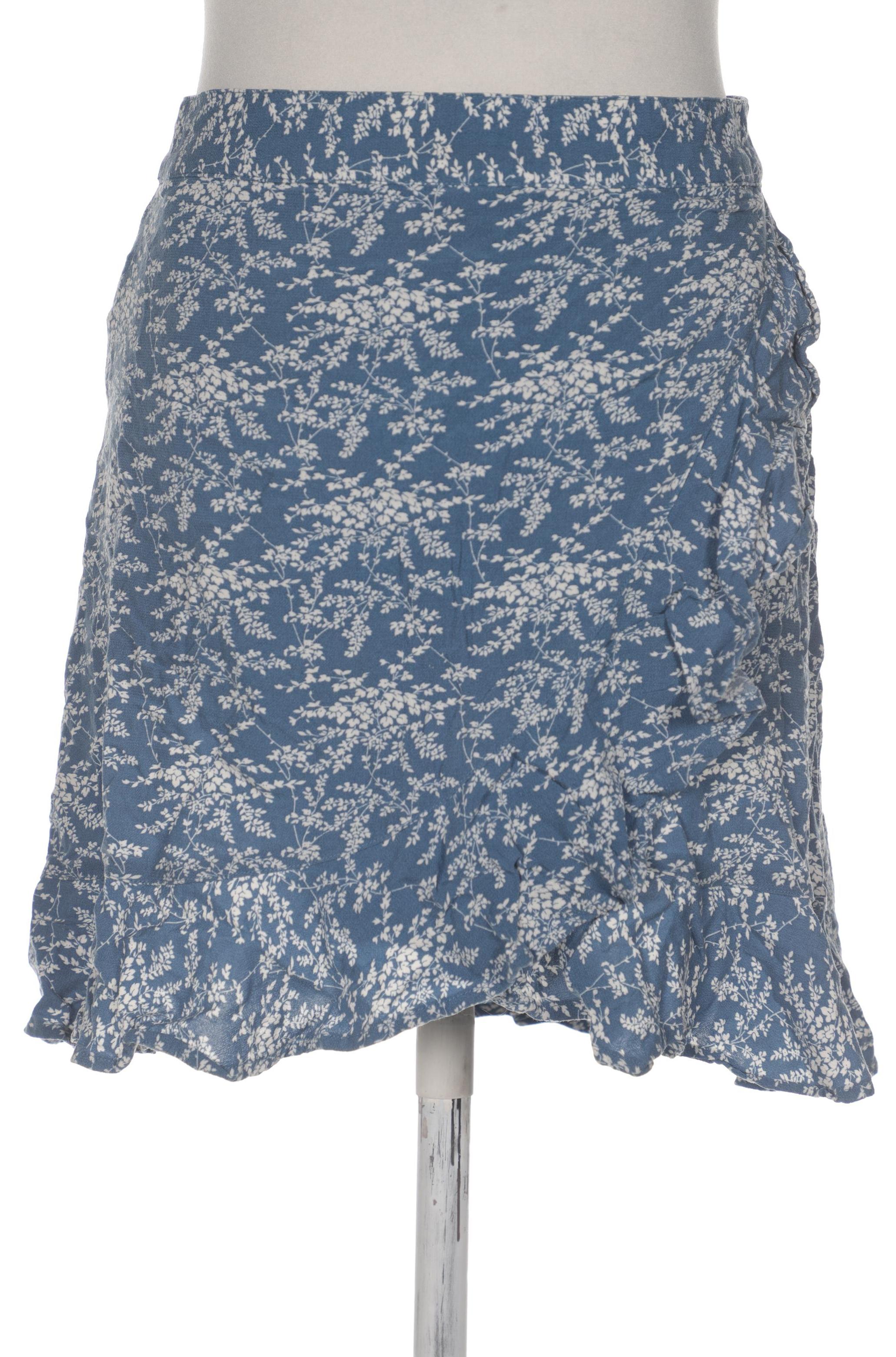 

MANGO Damen Rock, blau