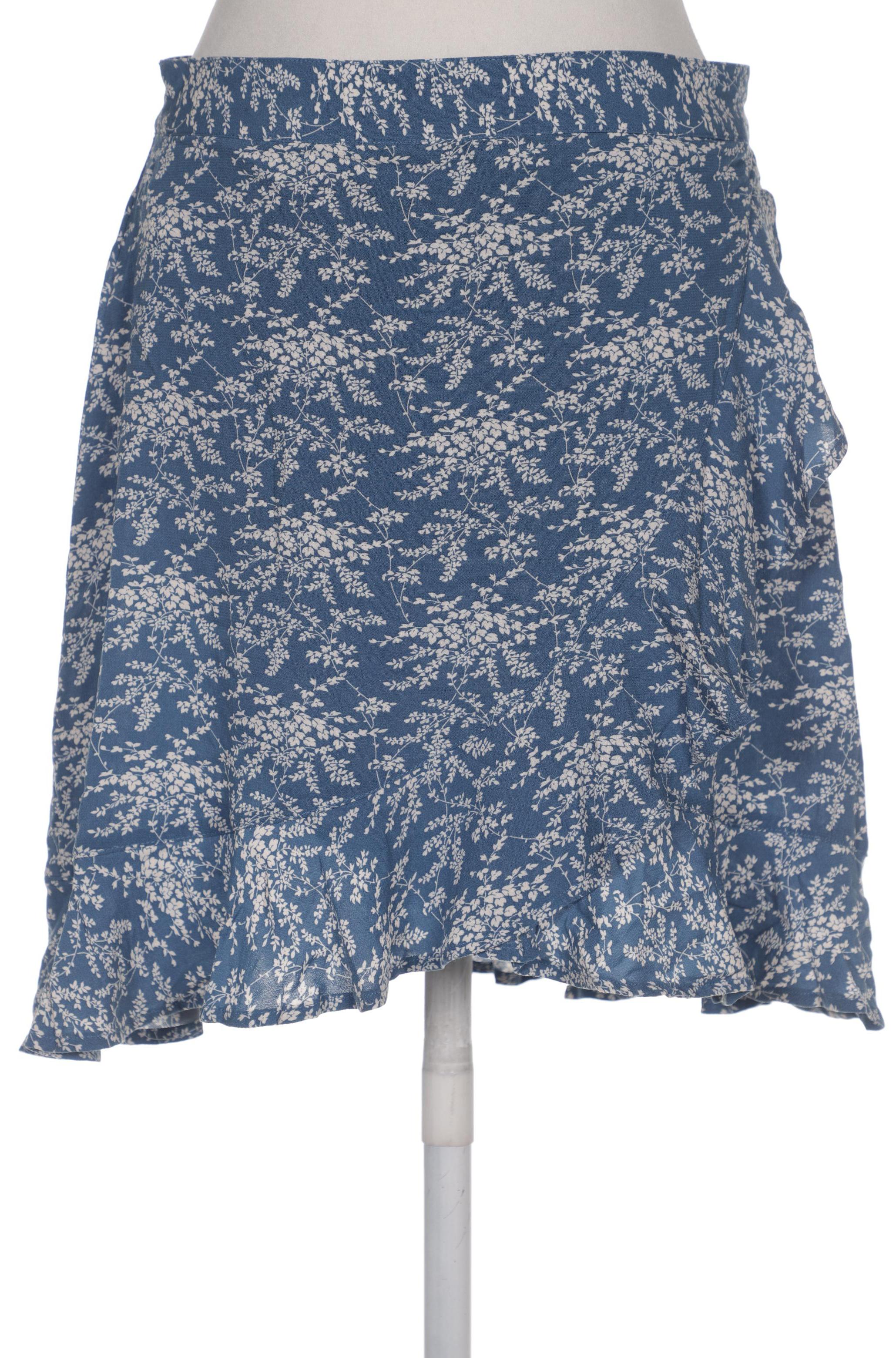 

MANGO Damen Rock, blau
