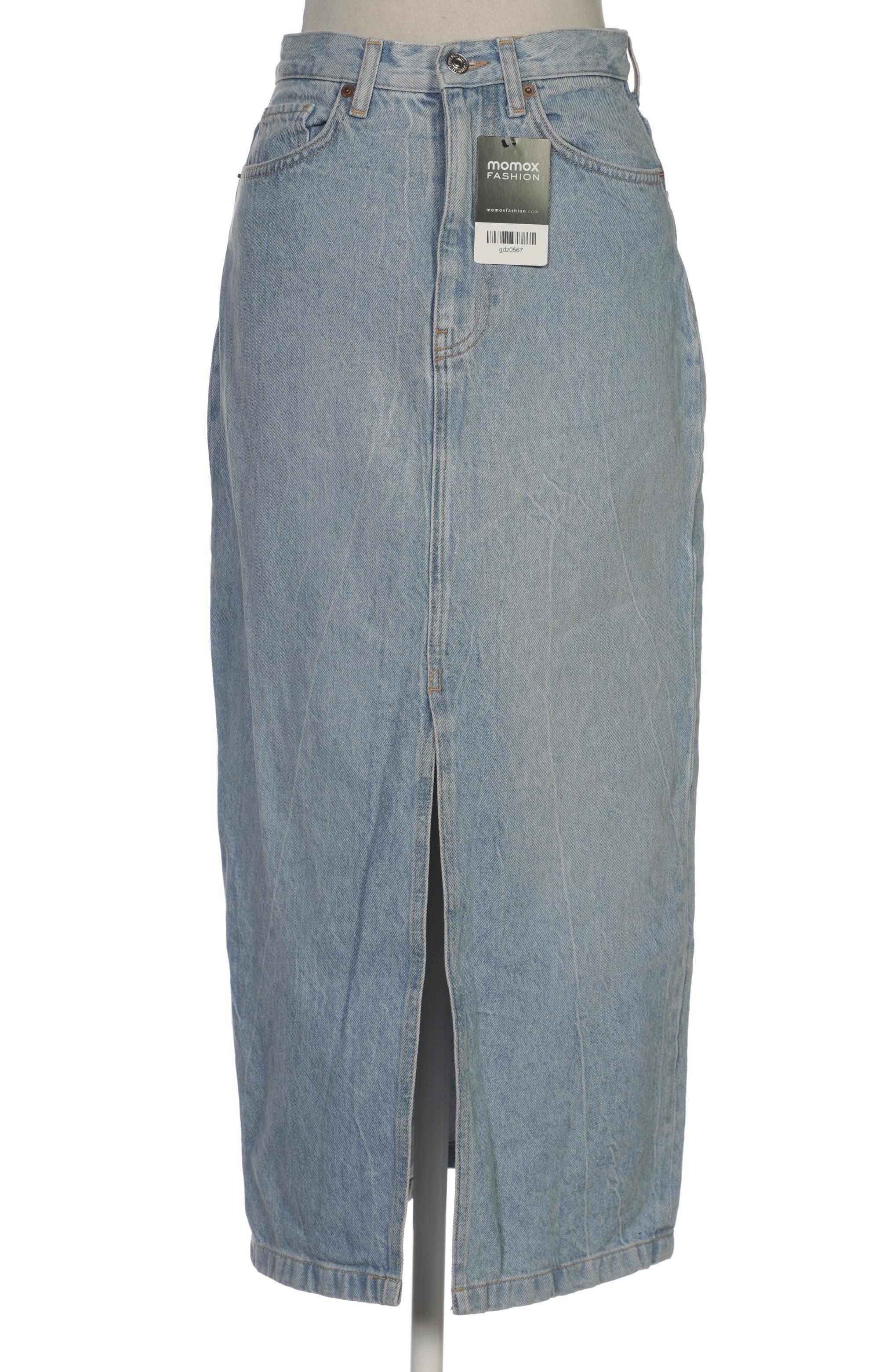 

Mango Damen Rock, hellblau, Gr. 34