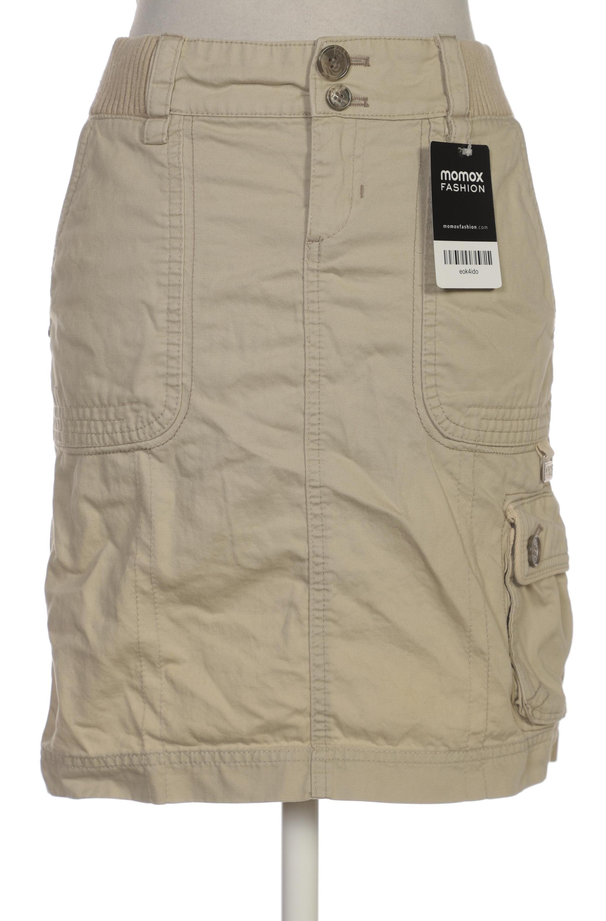 

Mango Damen Rock, beige, Gr. 34
