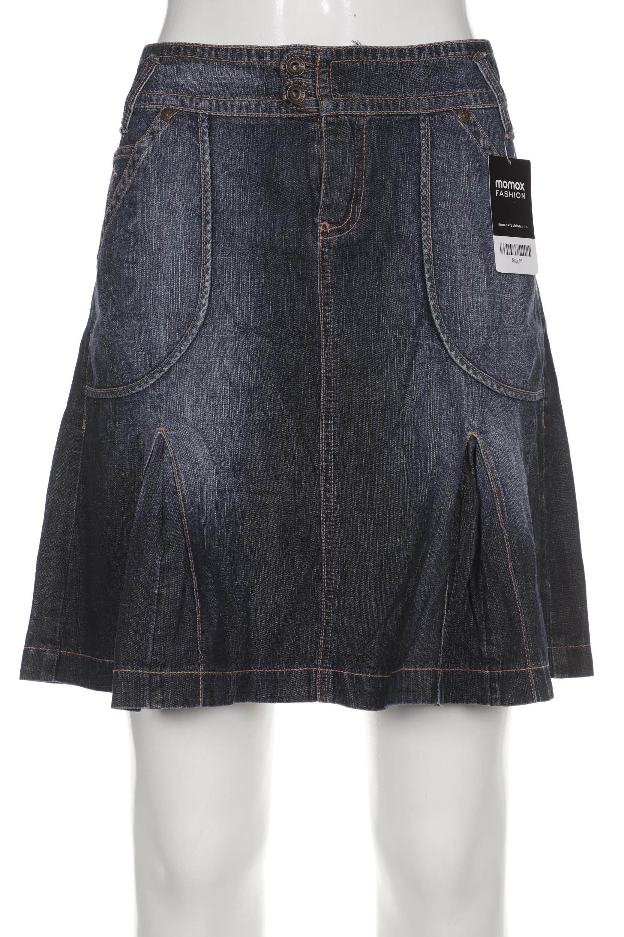 

MANGO Damen Rock, marineblau