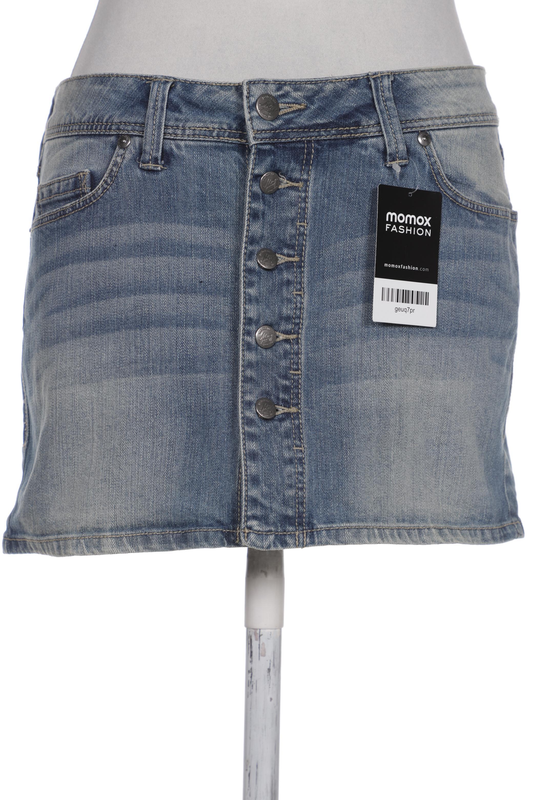 

MANGO Damen Rock, blau