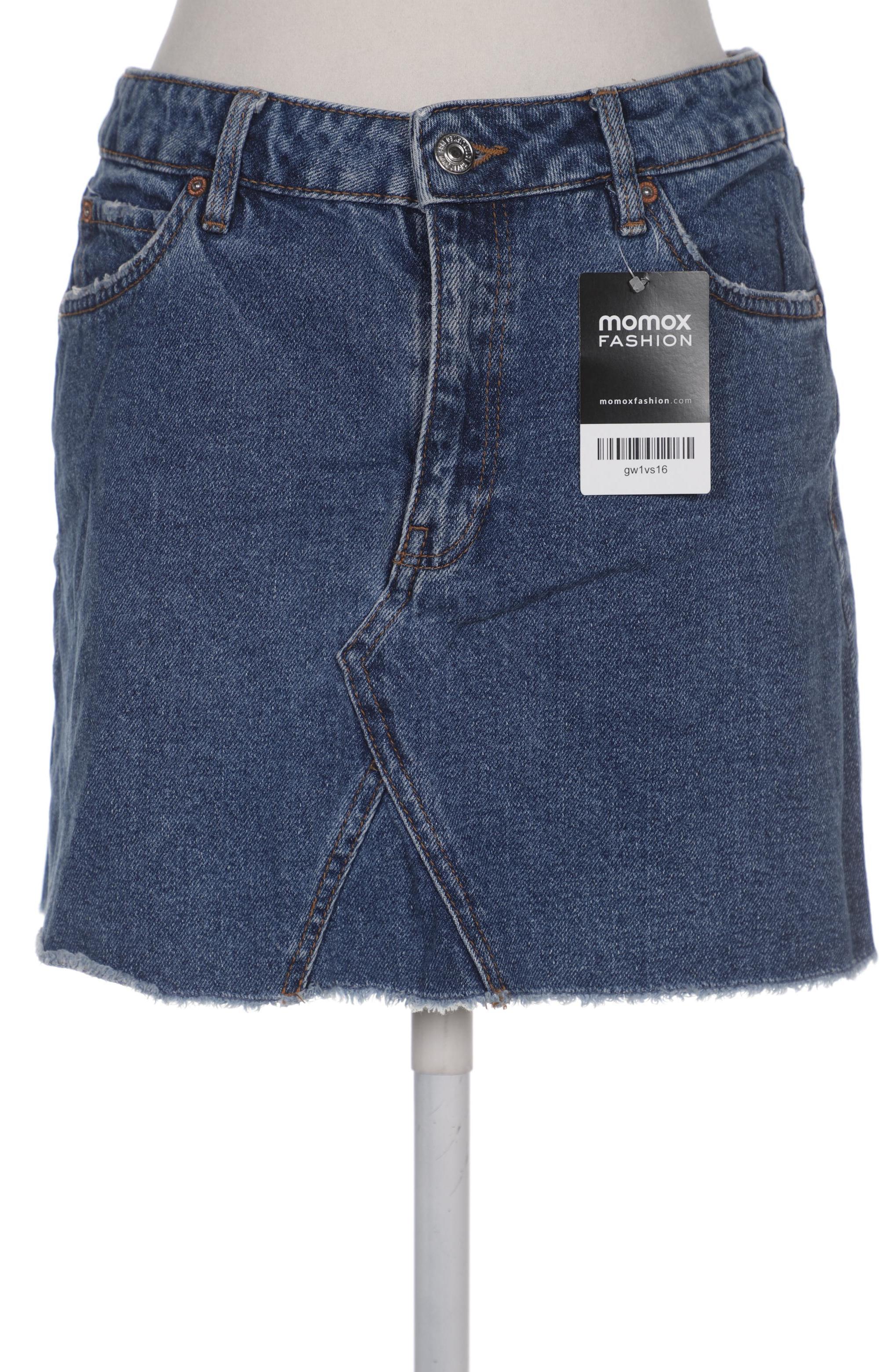 

MANGO Damen Rock, blau