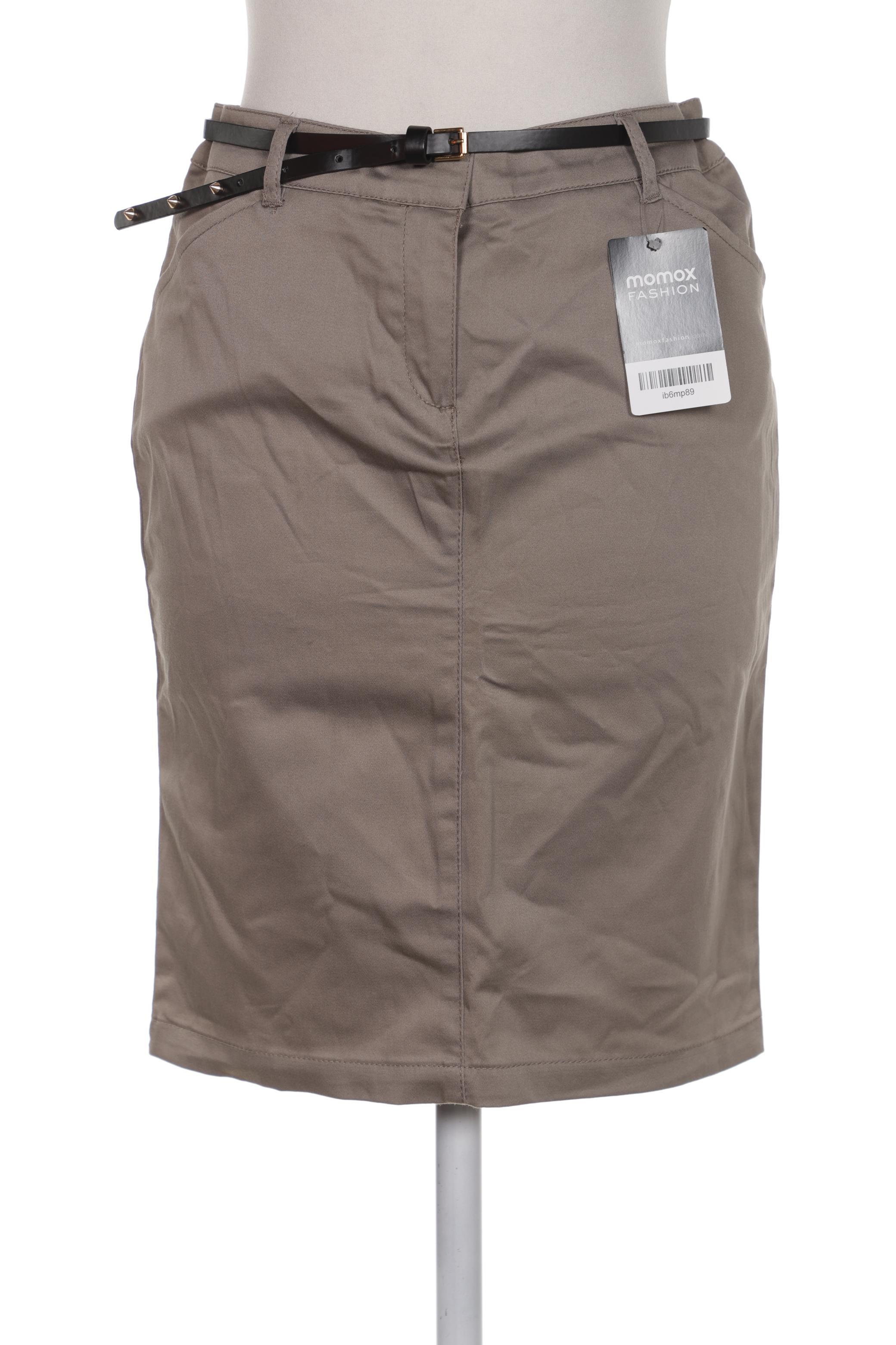 

MANGO Damen Rock, beige